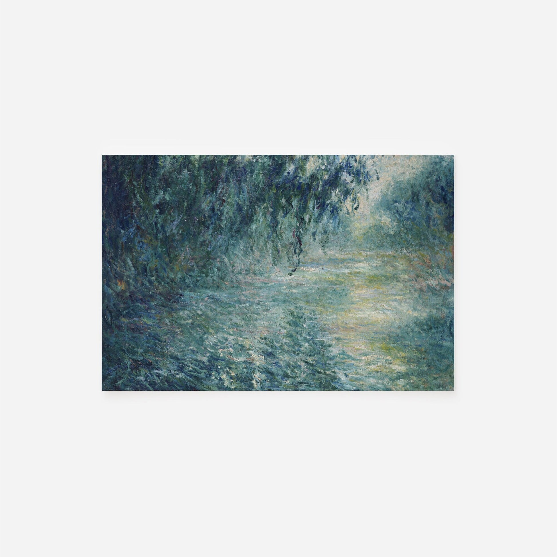 Set of Four Claude Monet Prints - 4 Classic Paintings - Photo Poster Wall Art Gift Giclée Museum Quality - Cool Tones, Impressionist, Water