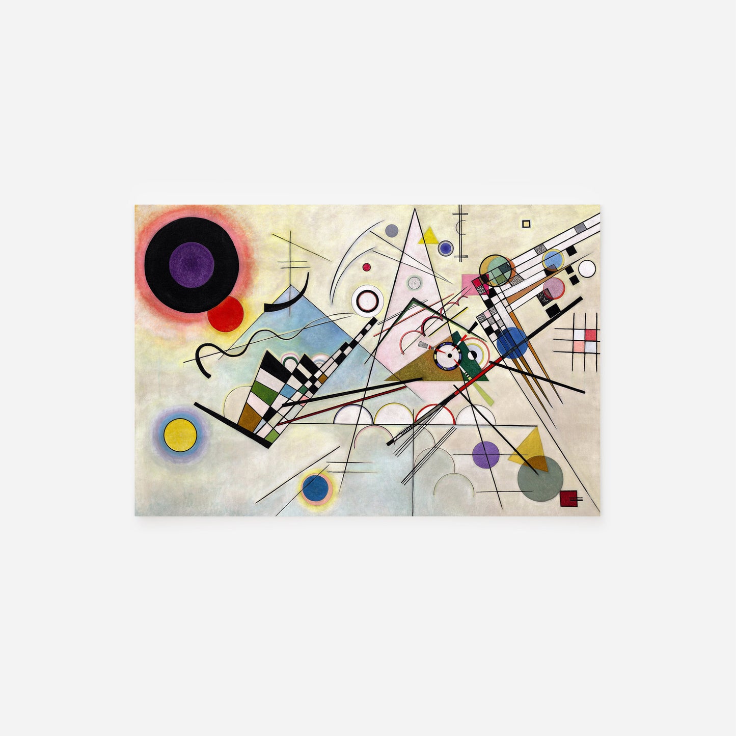 Set of Four Wassily Kandinsky Prints - 4 Classic Paintings - Photo Poster Wall Art Gift Giclée Museum Quality - Untitled Abstract Minimalist