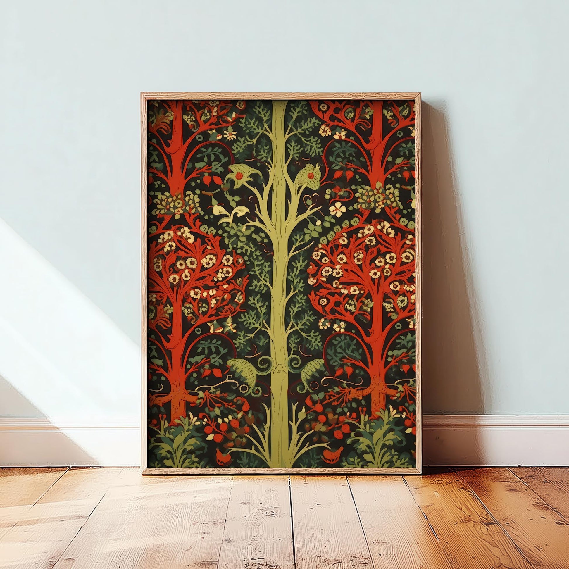 Scottish Book of the Woodlands #1 - Forest Art Print - Poster Wall Gift Giclée Nature, Plant Décor Trees 3/3