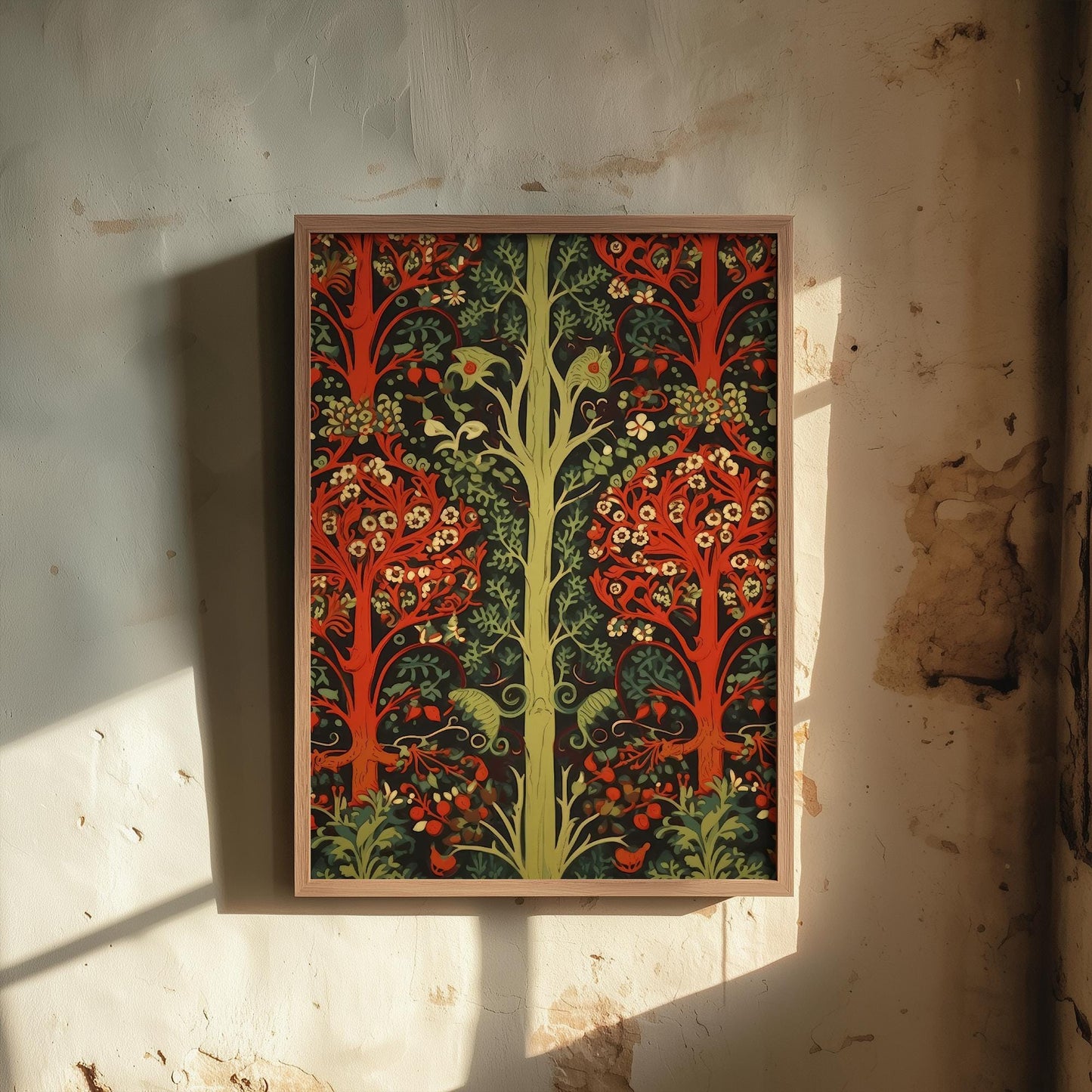 Scottish Book of the Woodlands #1 - Forest Art Print - Poster Wall Gift Giclée Nature, Plant Décor Trees 3/3