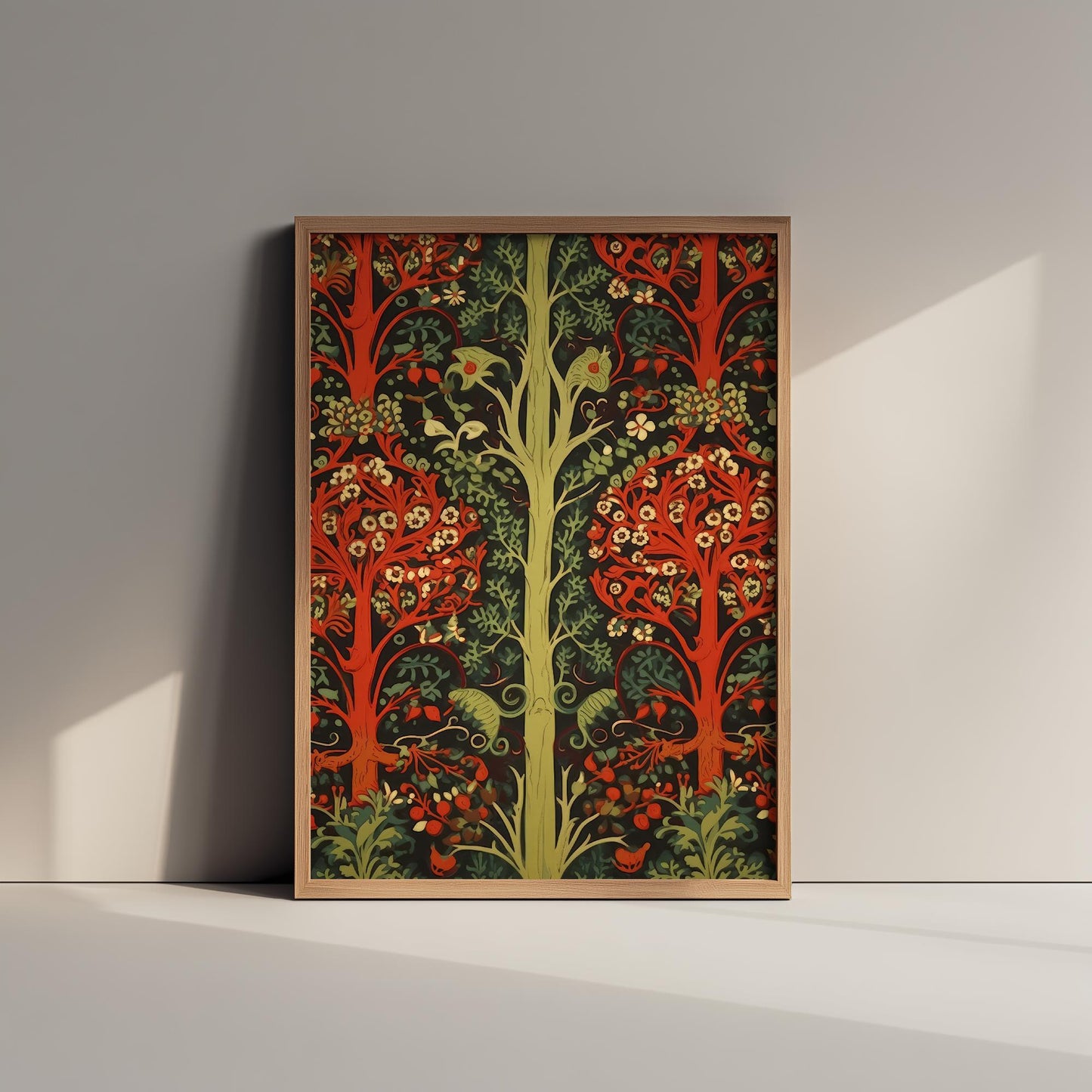 Scottish Book of the Woodlands #1 - Forest Art Print - Poster Wall Gift Giclée Nature, Plant Décor Trees 3/3