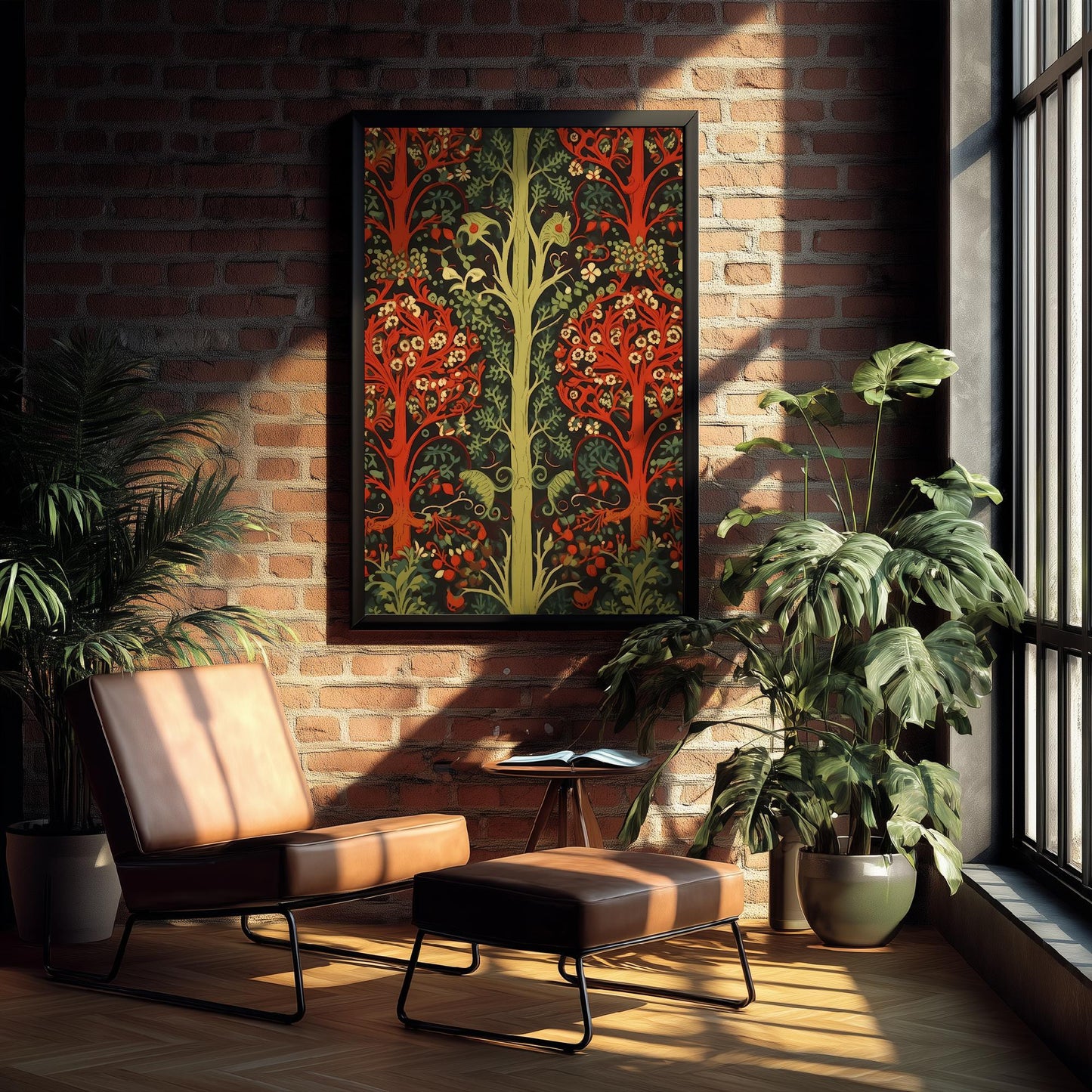 Scottish Book of the Woodlands #1 - Forest Art Print - Poster Wall Gift Giclée Nature, Plant Décor Trees 3/3