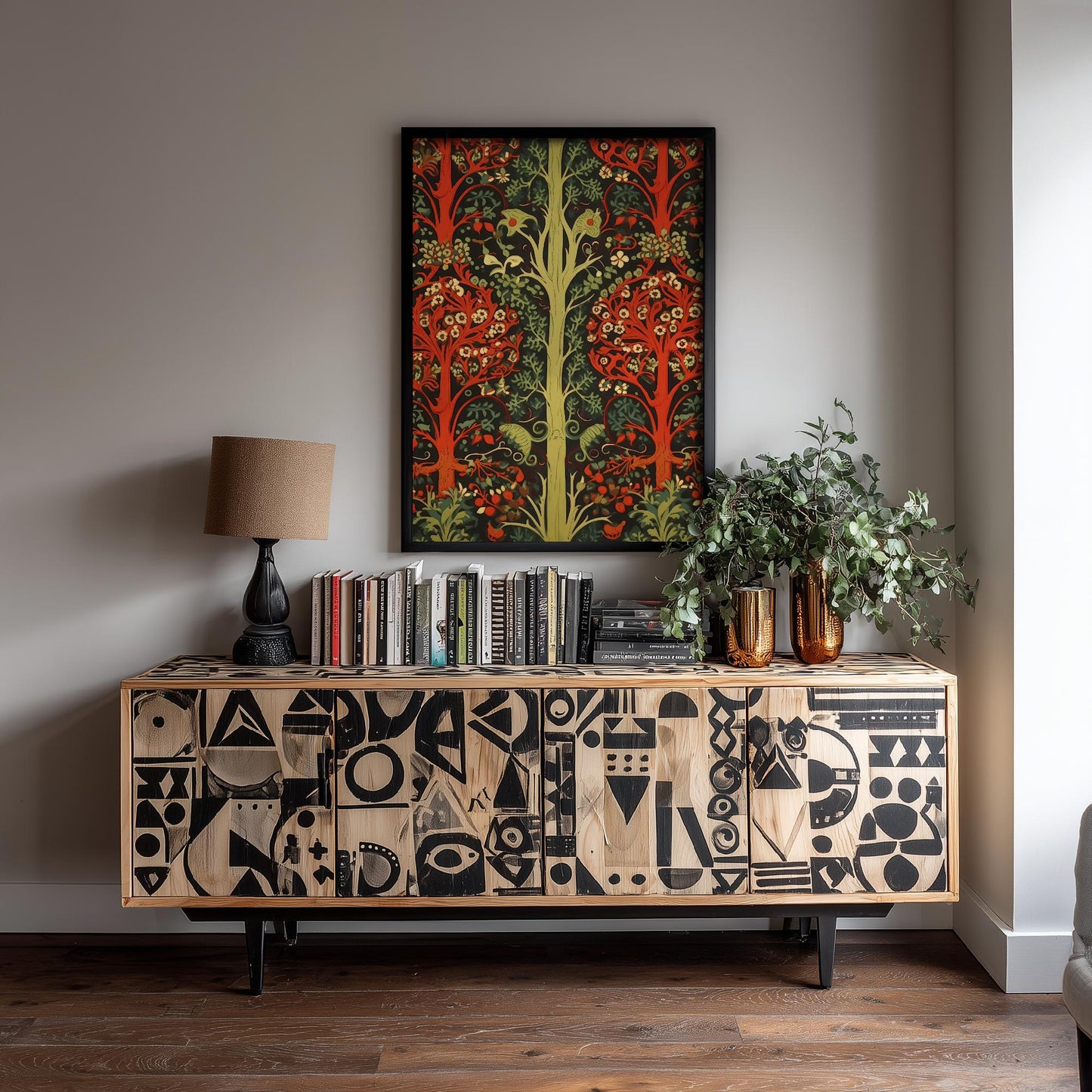 Scottish Book of the Woodlands #1 - Forest Art Print - Poster Wall Gift Giclée Nature, Plant Décor Trees 3/3