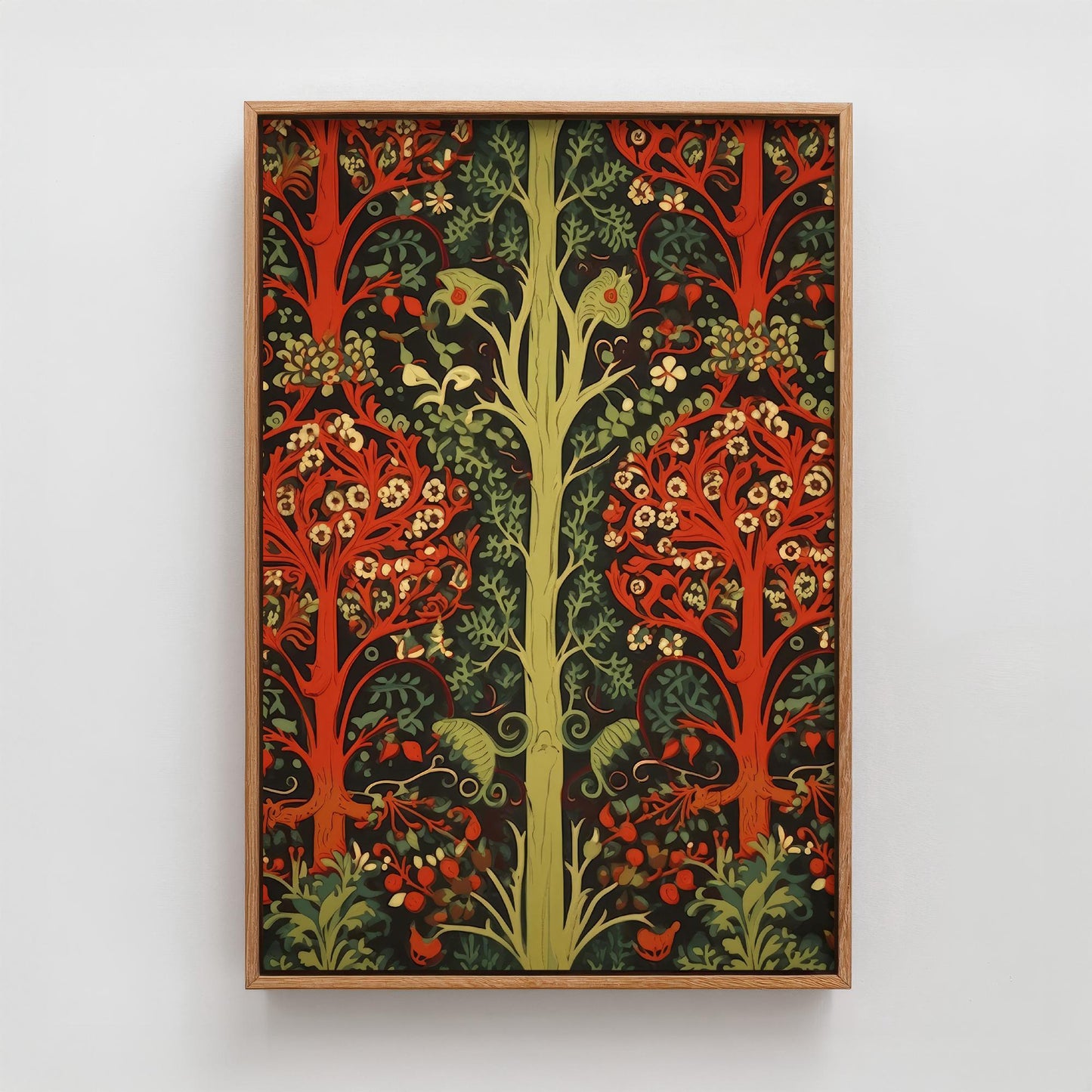 Scottish Book of the Woodlands #1 - Forest Art Print - Poster Wall Gift Giclée Nature, Plant Décor Trees 3/3