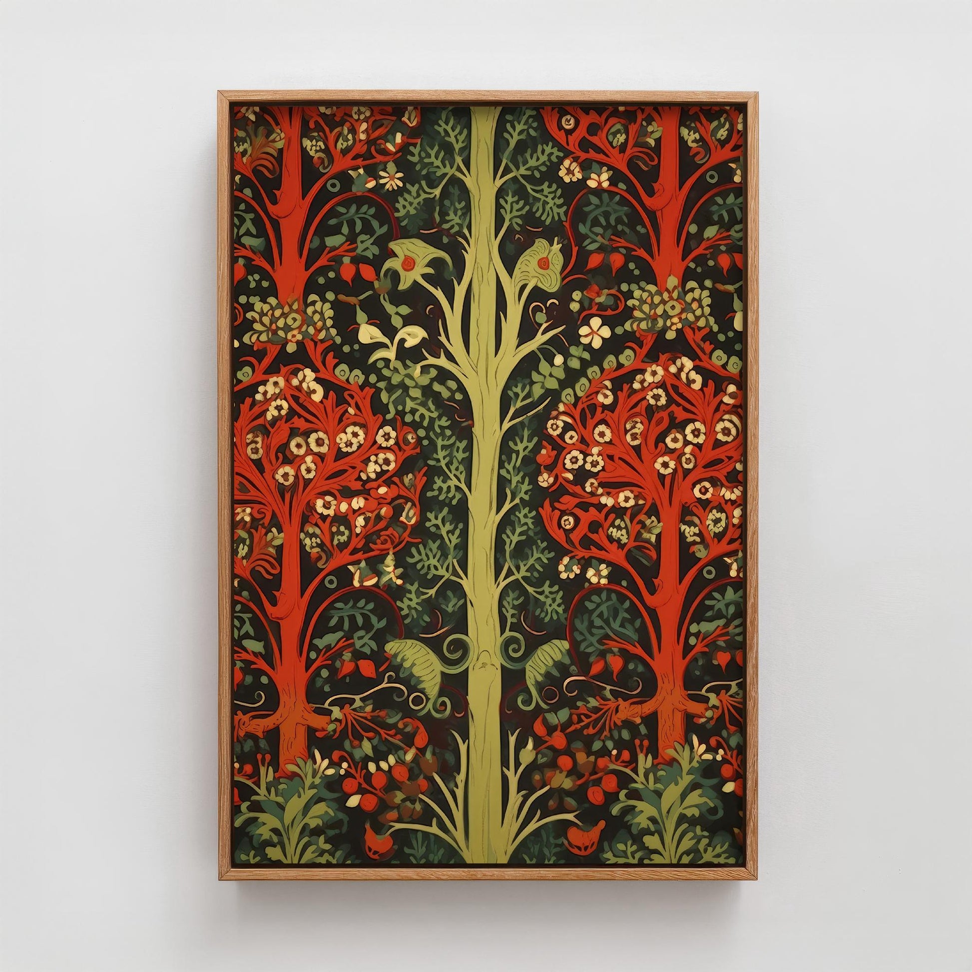 Scottish Book of the Woodlands #1 - Forest Art Print - Poster Wall Gift Giclée Nature, Plant Décor Trees 3/3