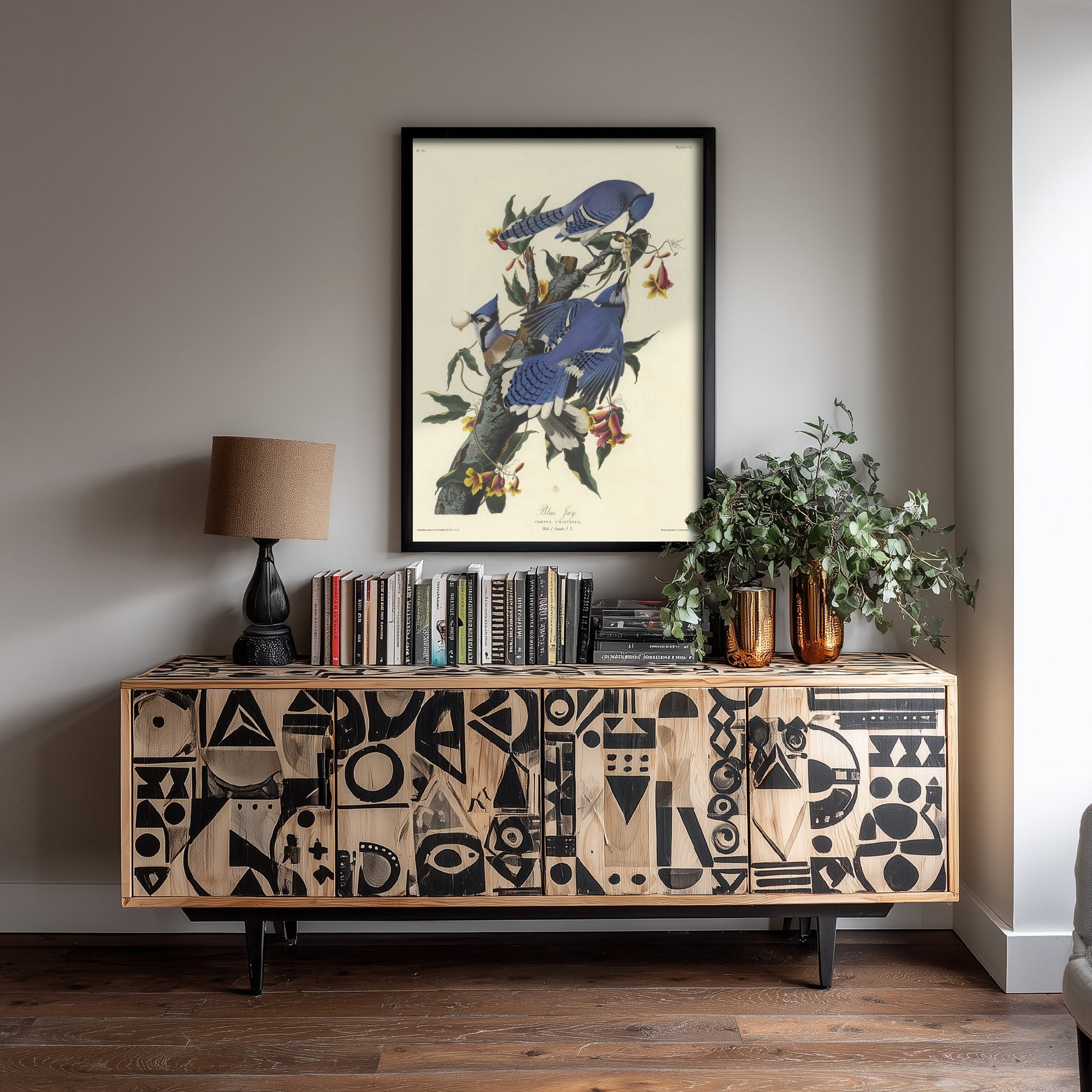 John James Audubon - Blue Jay - Birds of America Art Print Poster - Classic Painting 2/3