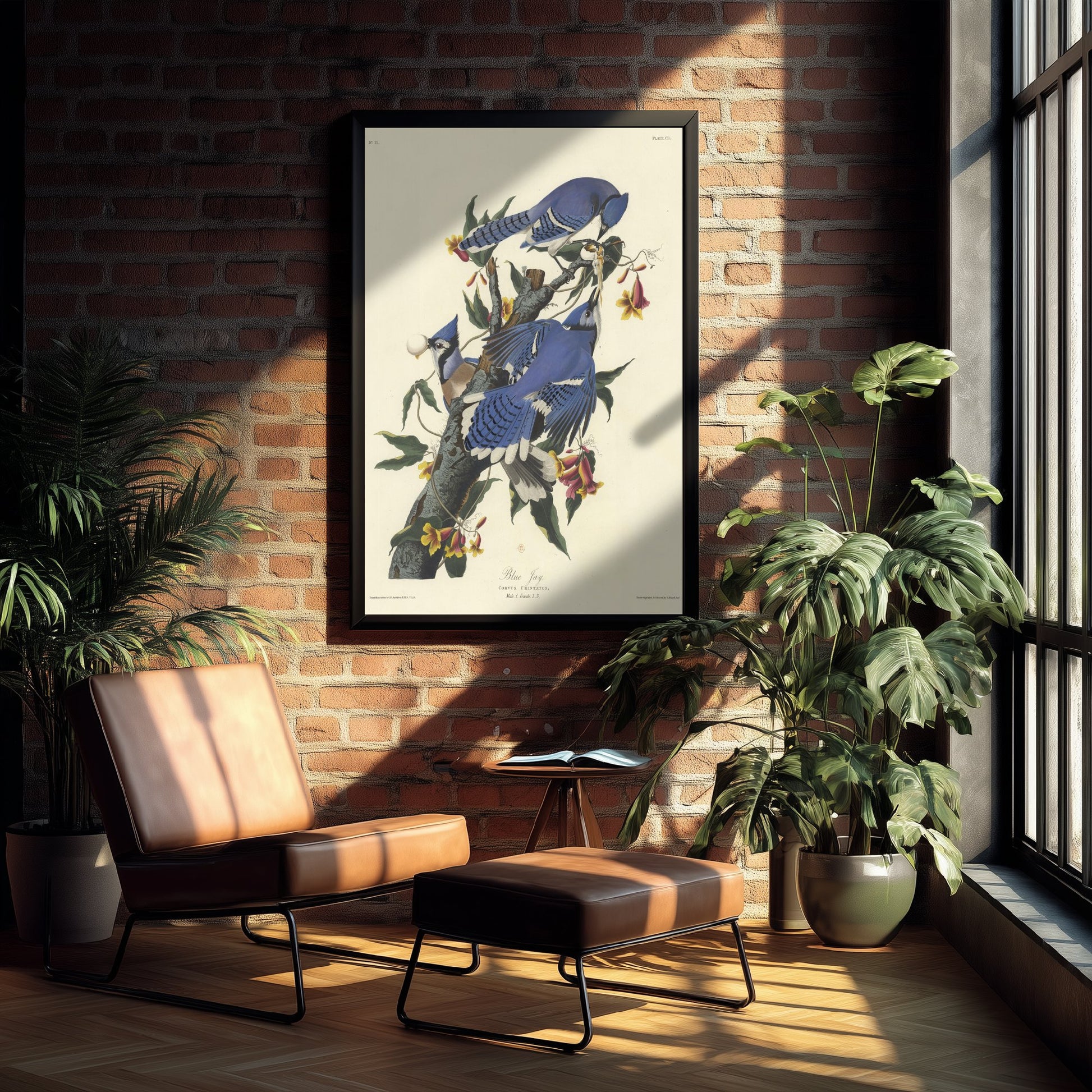John James Audubon - Blue Jay - Birds of America Art Print Poster - Classic Painting 2/3