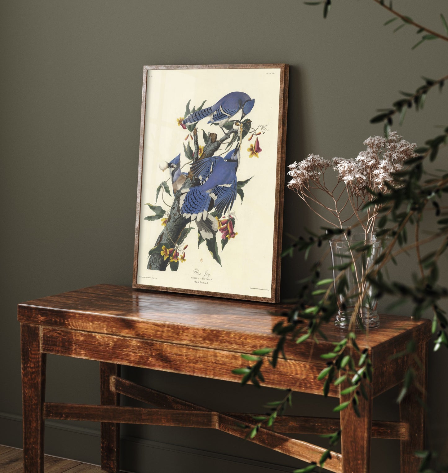 John James Audubon - Blue Jay - Birds of America Art Print Poster - Classic Painting 2/3