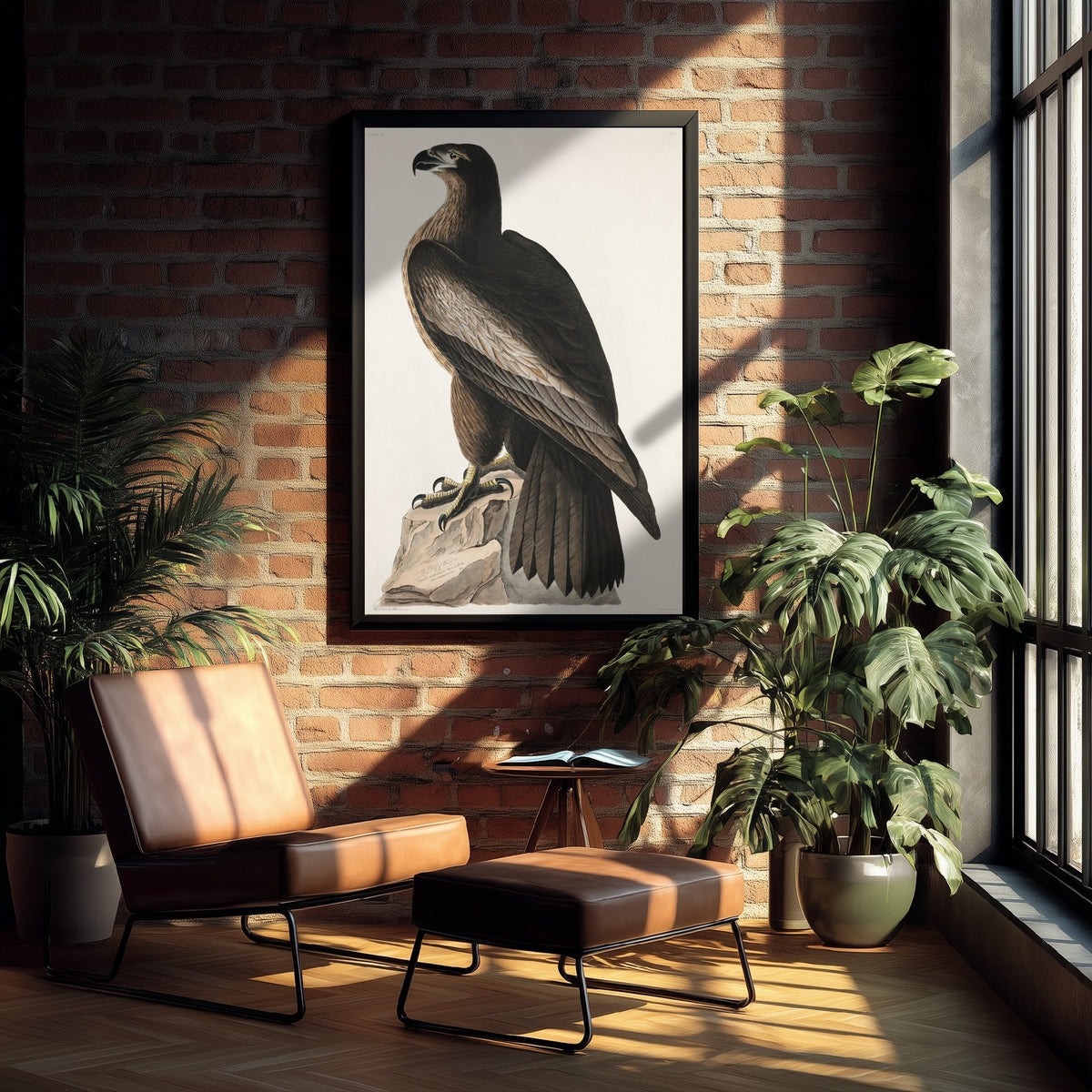 Bald Eagle Art Print - John James Audubon Poster - Birds of America Vintage Illustration