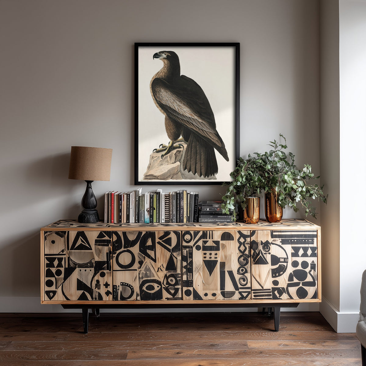 Bald Eagle Art Print - John James Audubon Poster - Birds of America Vintage Illustration
