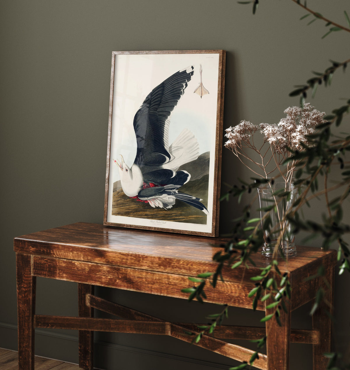 Great Black-backed Gull Art Print - John James Audubon Poster - Birds of America Vintage Illustration