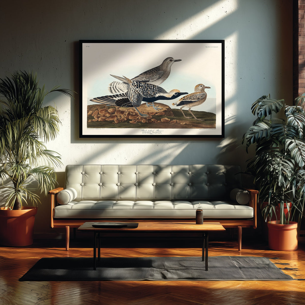 Black-bellied Plover Art Print - John James Audubon Poster - Birds of America Vintage Illustration