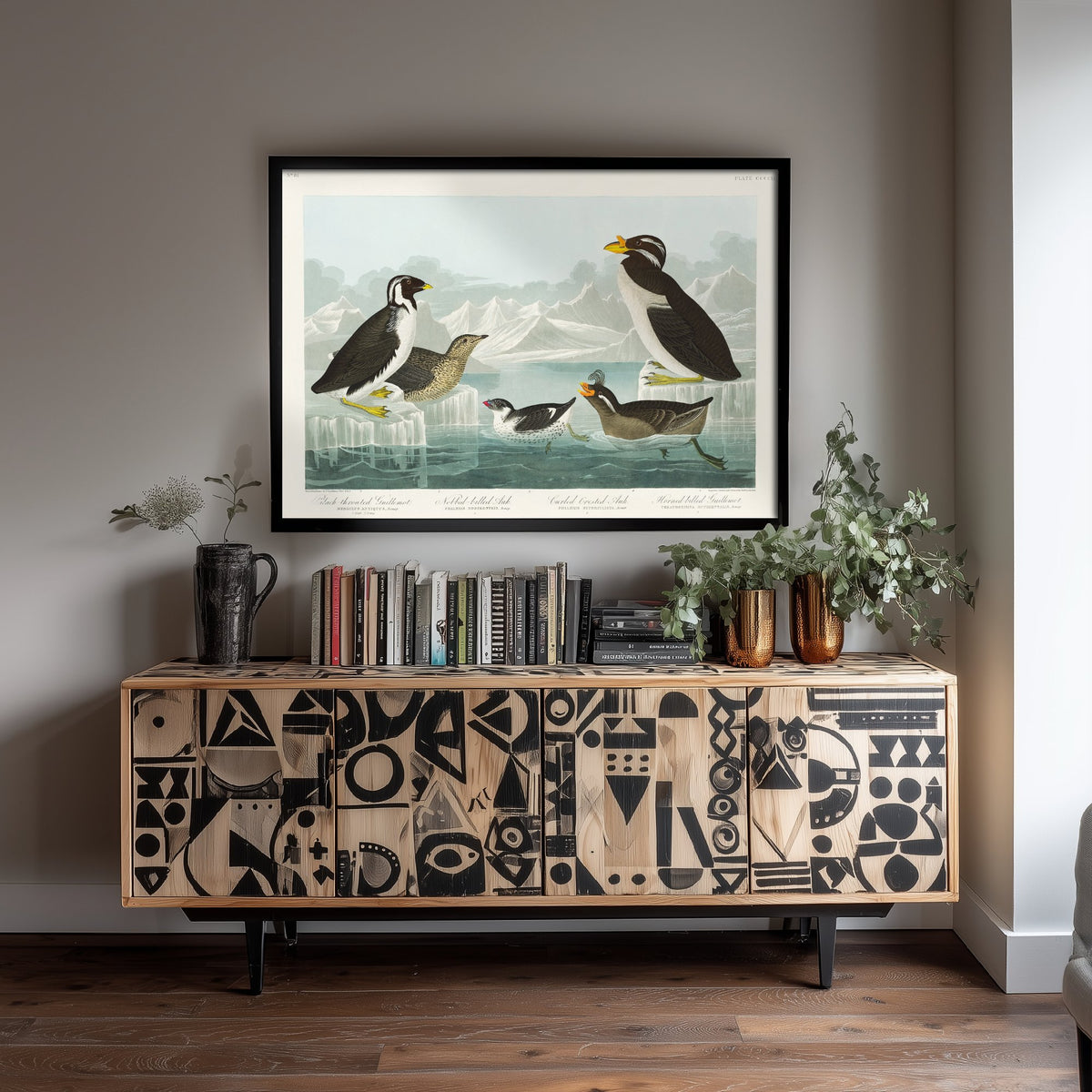 Ancient Murrelet Art Print - John James Audubon Poster - Birds of America Vintage Illustration