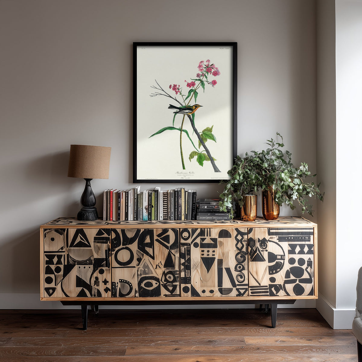 Blackburnian Warbler Art Print - John James Audubon Poster - Birds of America Vintage Illustration
