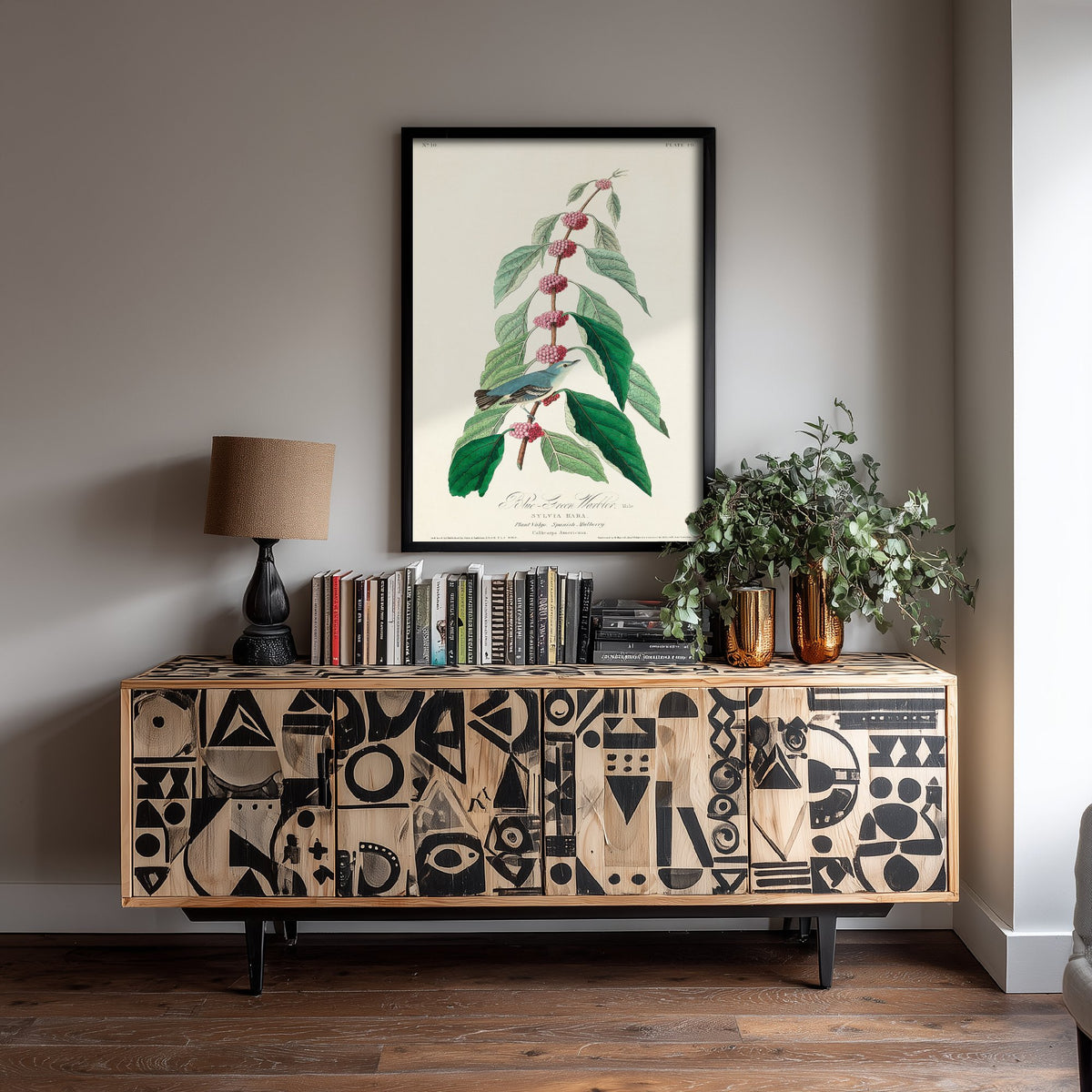 Cerulean Warbler Art Print - John James Audubon Poster - Birds of America Vintage Illustration