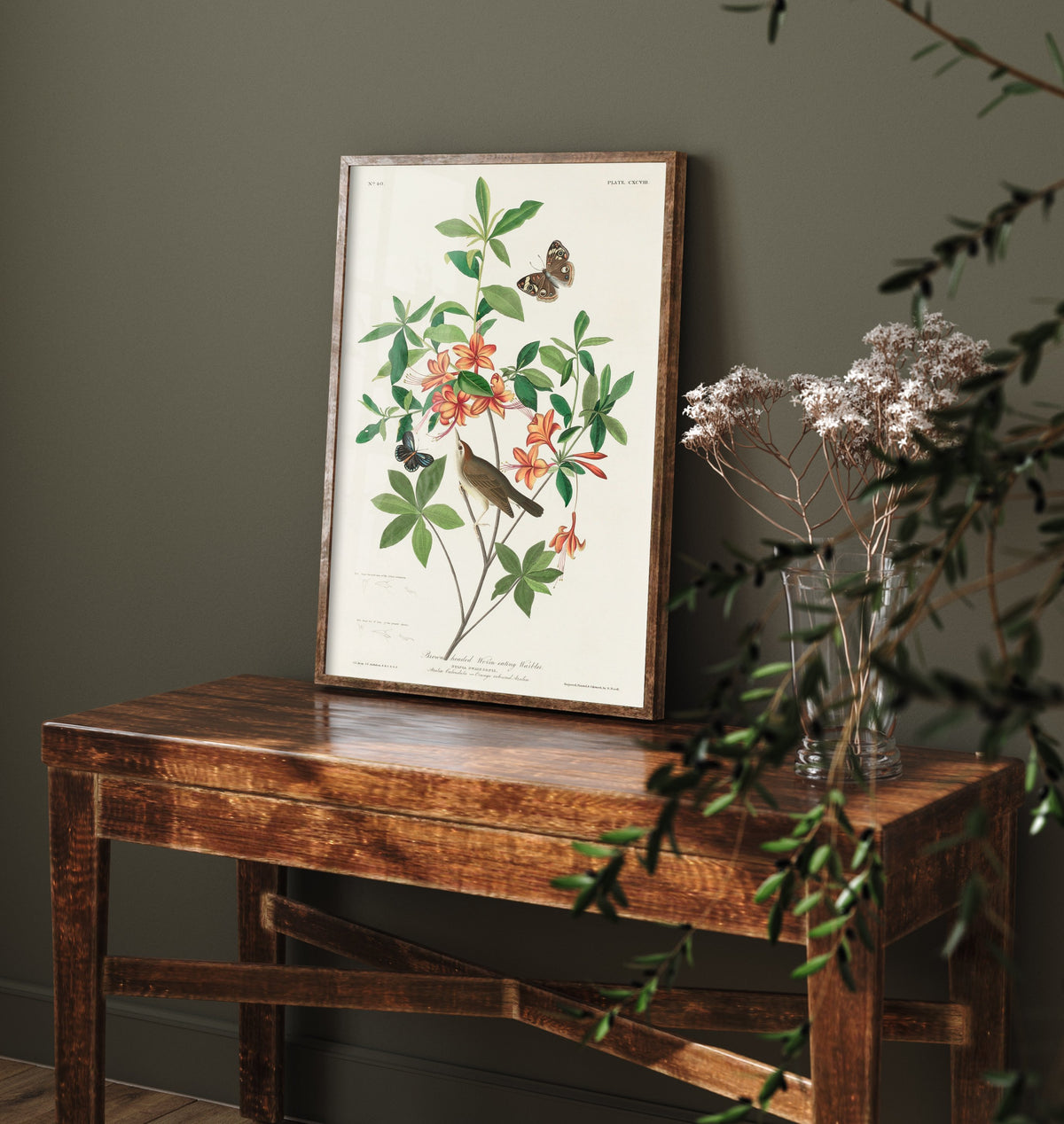 Swainson's Warbler Art Print - John James Audubon Poster - Birds of America Vintage Illustration