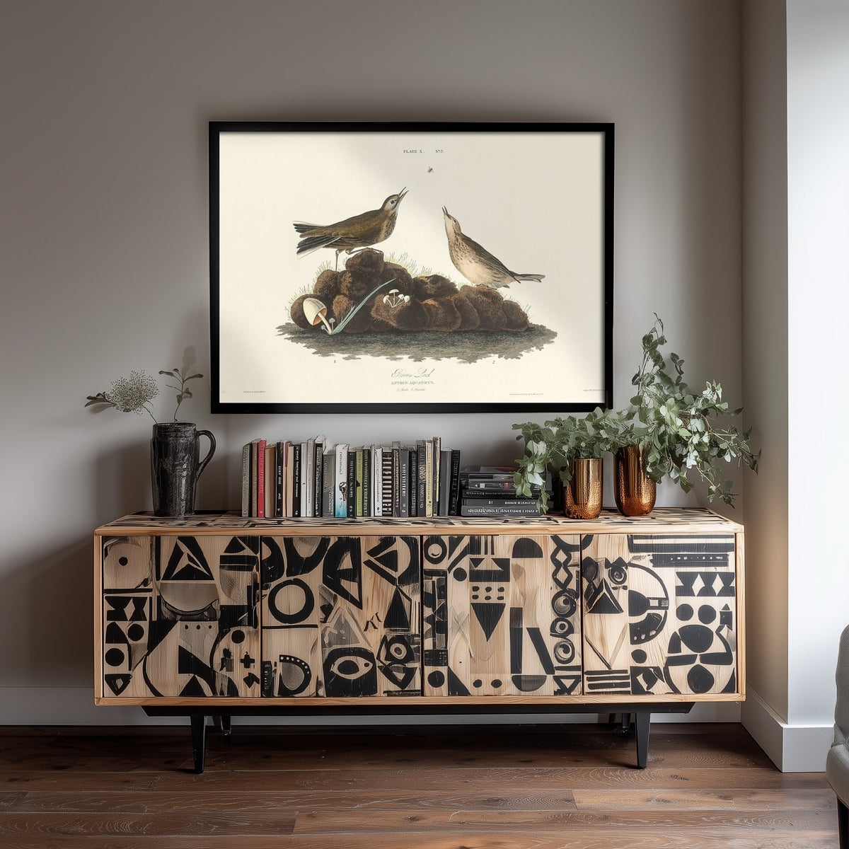 American Pipit Art Print - John James Audubon Poster - Birds of America Vintage Illustration