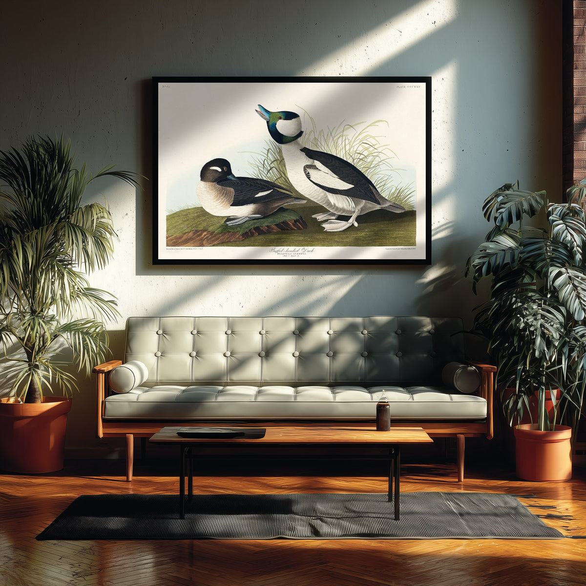 Bufflehead Duck Art Print - John James Audubon Poster - Birds of America Vintage Illustration