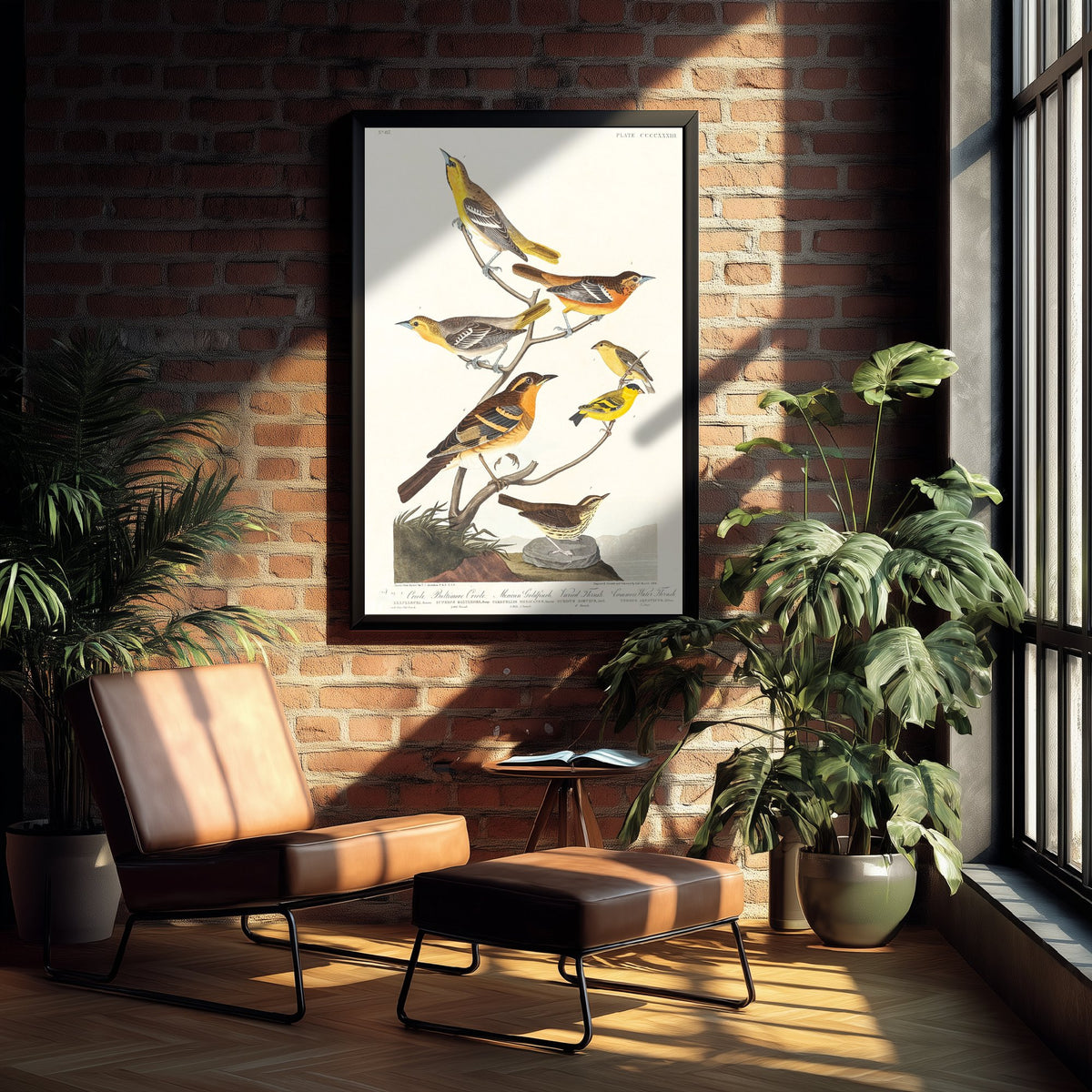 Bullock's Oriole Art Print - John James Audubon Poster - Birds of America Vintage Illustration