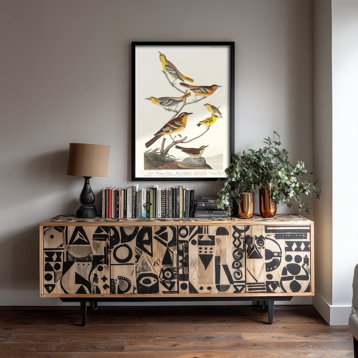 Bullock's Oriole Art Print - John James Audubon Poster - Birds of America Vintage Illustration