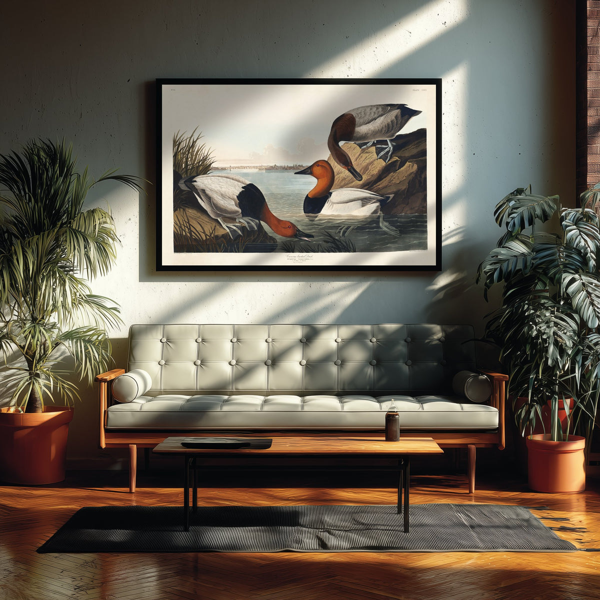 Canvasback Duck Art Print - John James Audubon Poster - Birds of America Vintage Illustration