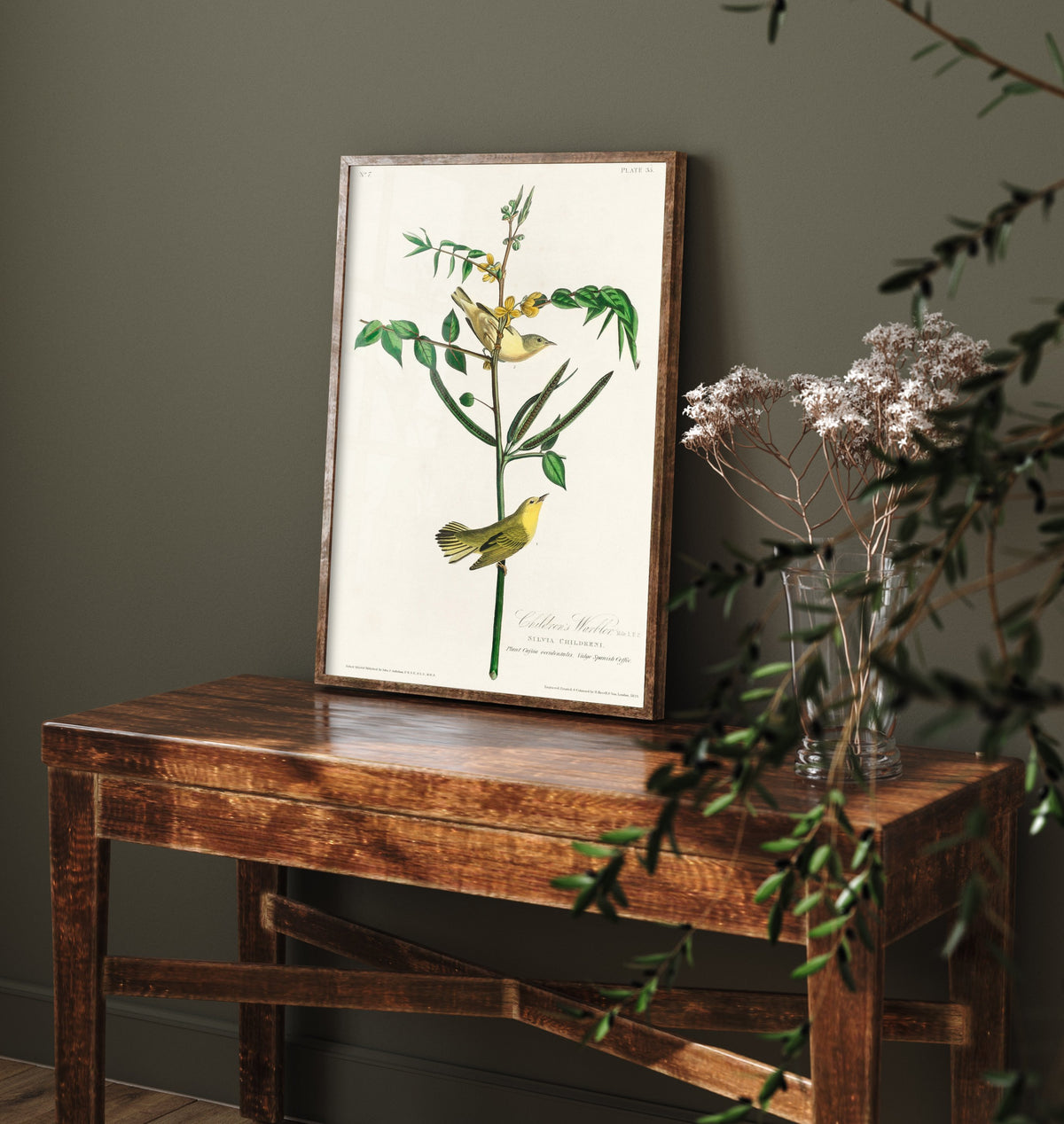Yellow Warbler Art Print - John James Audubon Poster - Birds of America Vintage Illustration