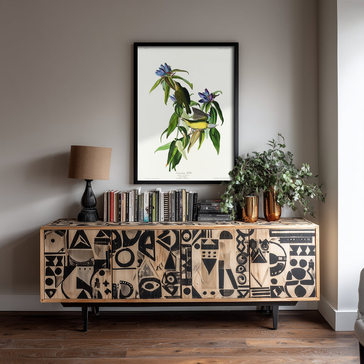Connecticut Warbler Art Print - John James Audubon Poster - Birds of America Vintage Illustration