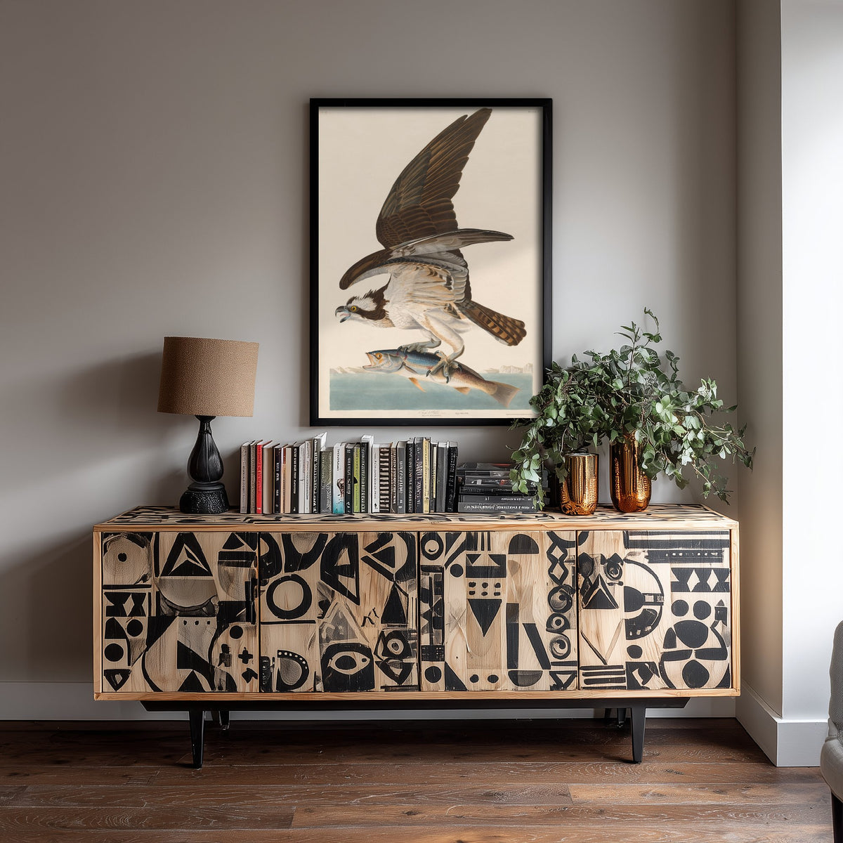 Osprey Art Print - John James Audubon Poster - Birds of America Vintage Illustration