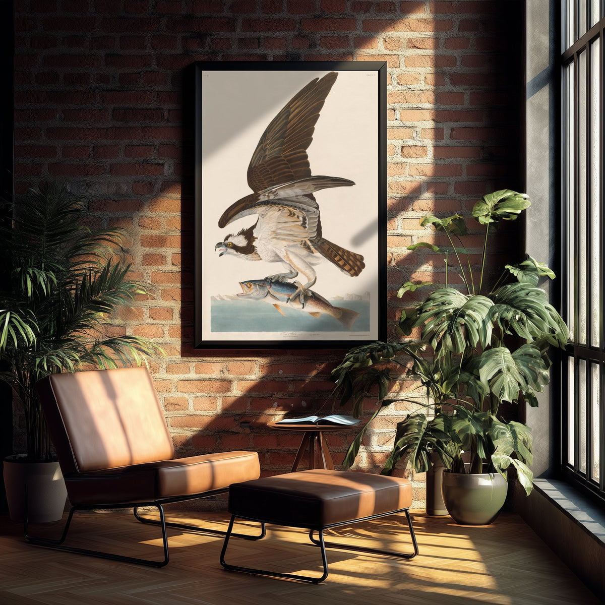 Osprey Art Print - John James Audubon Poster - Birds of America Vintage Illustration