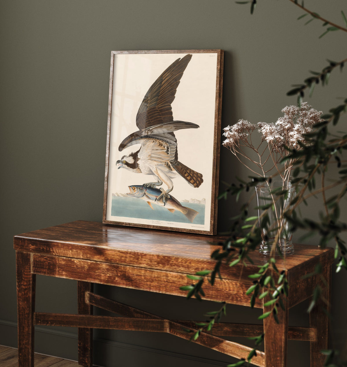 Osprey Art Print - John James Audubon Poster - Birds of America Vintage Illustration