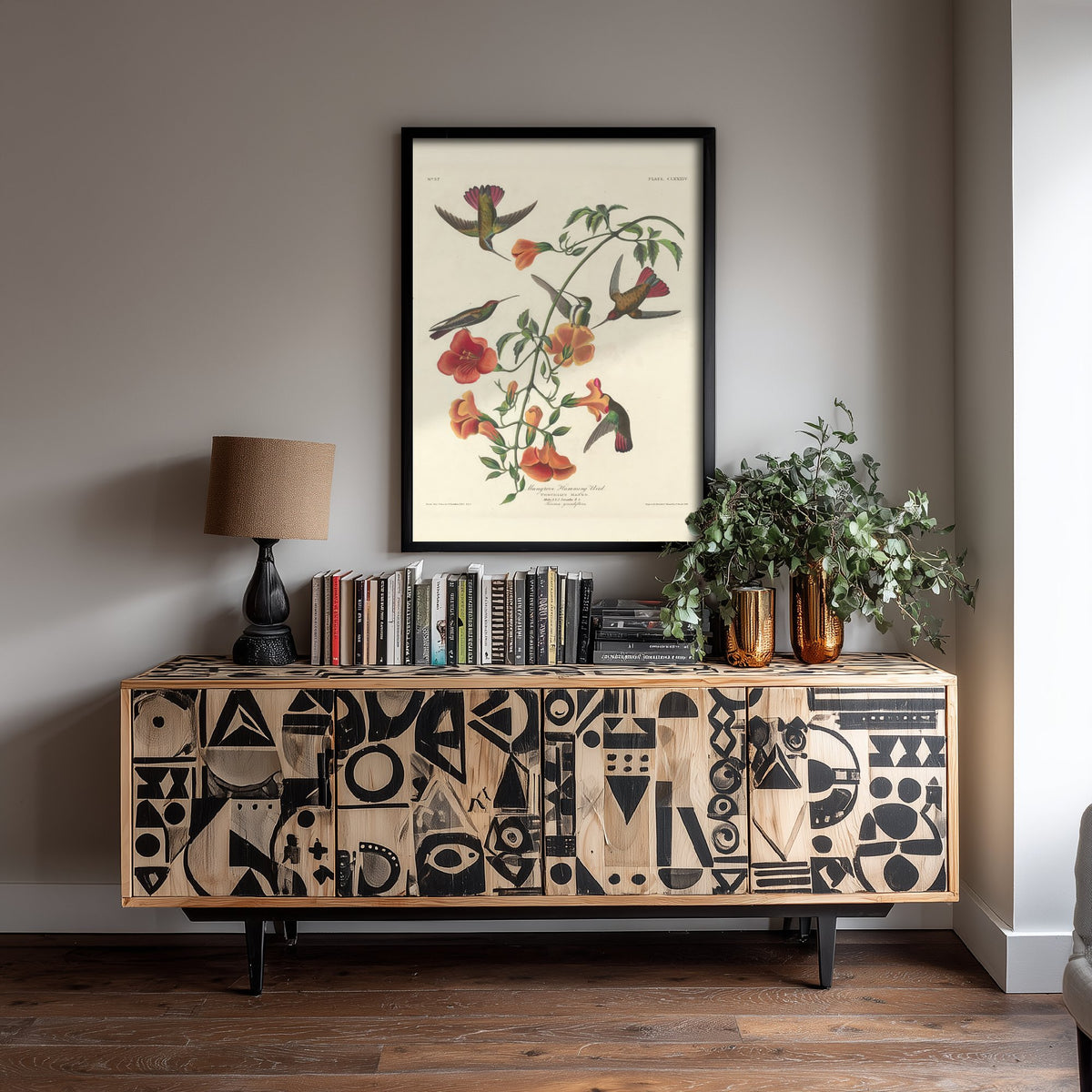 John James Audubon - Mangrove Hummingbird - Classic Painting Art Print - Birds of America Poster - Flowers 3/3