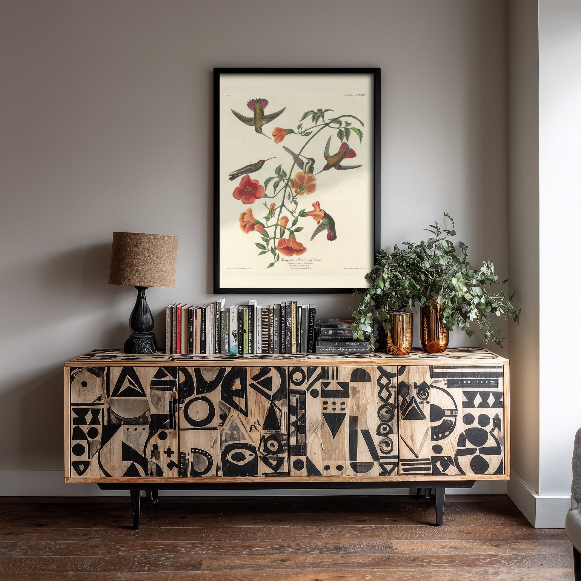 John James Audubon - Mangrove Hummingbird - Classic Painting Art Print - Birds of America Poster - Flowers 3/3