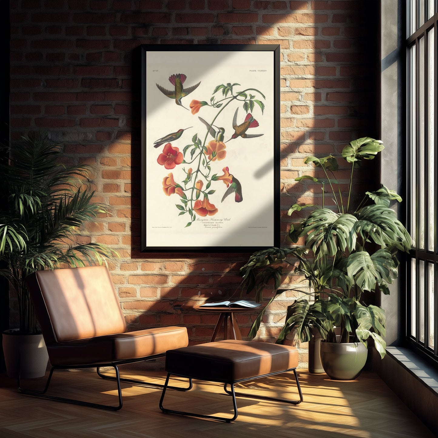 John James Audubon - Mangrove Hummingbird - Classic Painting Art Print - Birds of America Poster - Flowers 3/3