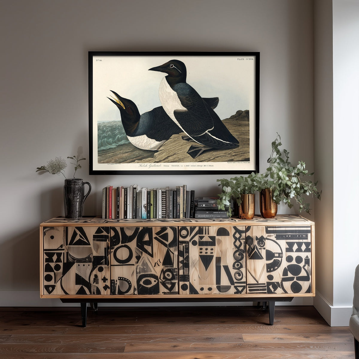 Common Murre Art Print - John James Audubon Poster - Birds of America Vintage Illustration