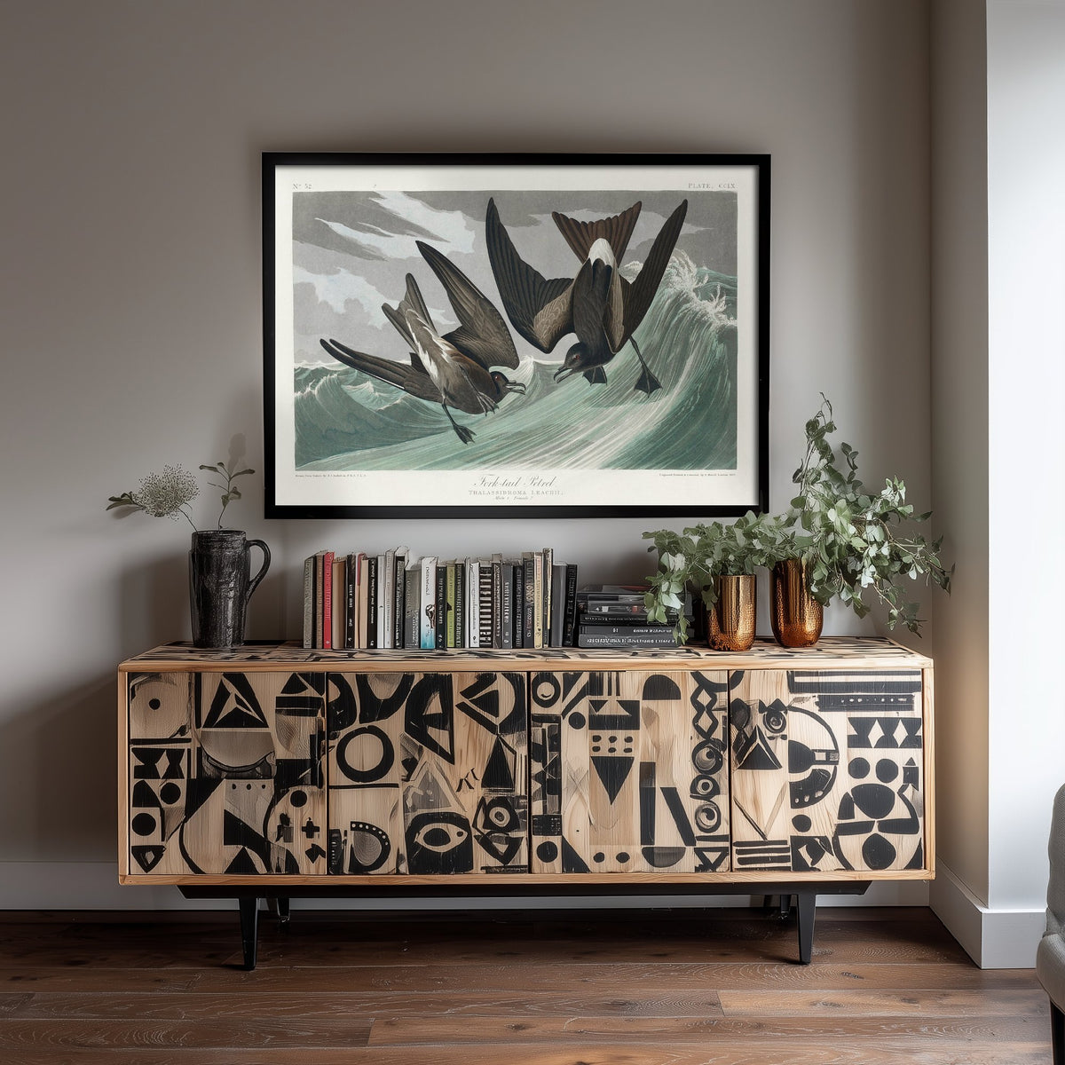 Leach's Storm-Petrel Art Print - John James Audubon Poster - Birds of America Vintage Illustration