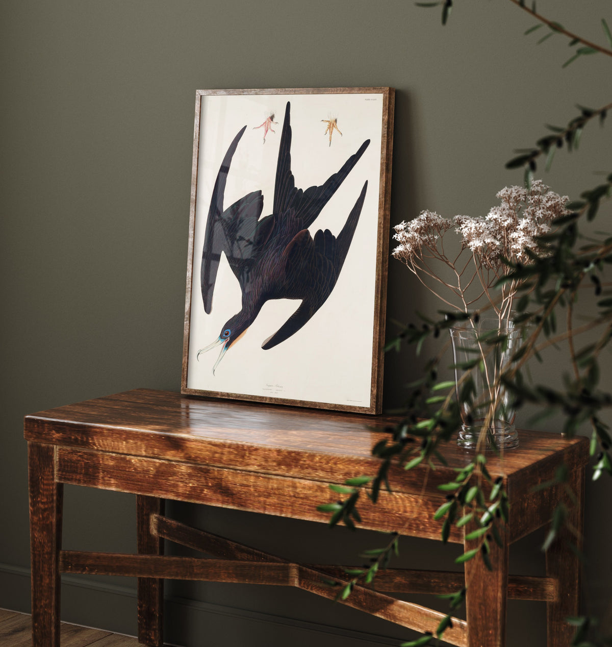 Magnificent Frigatebird Art Print - John James Audubon Poster - Birds of America Vintage Illustration