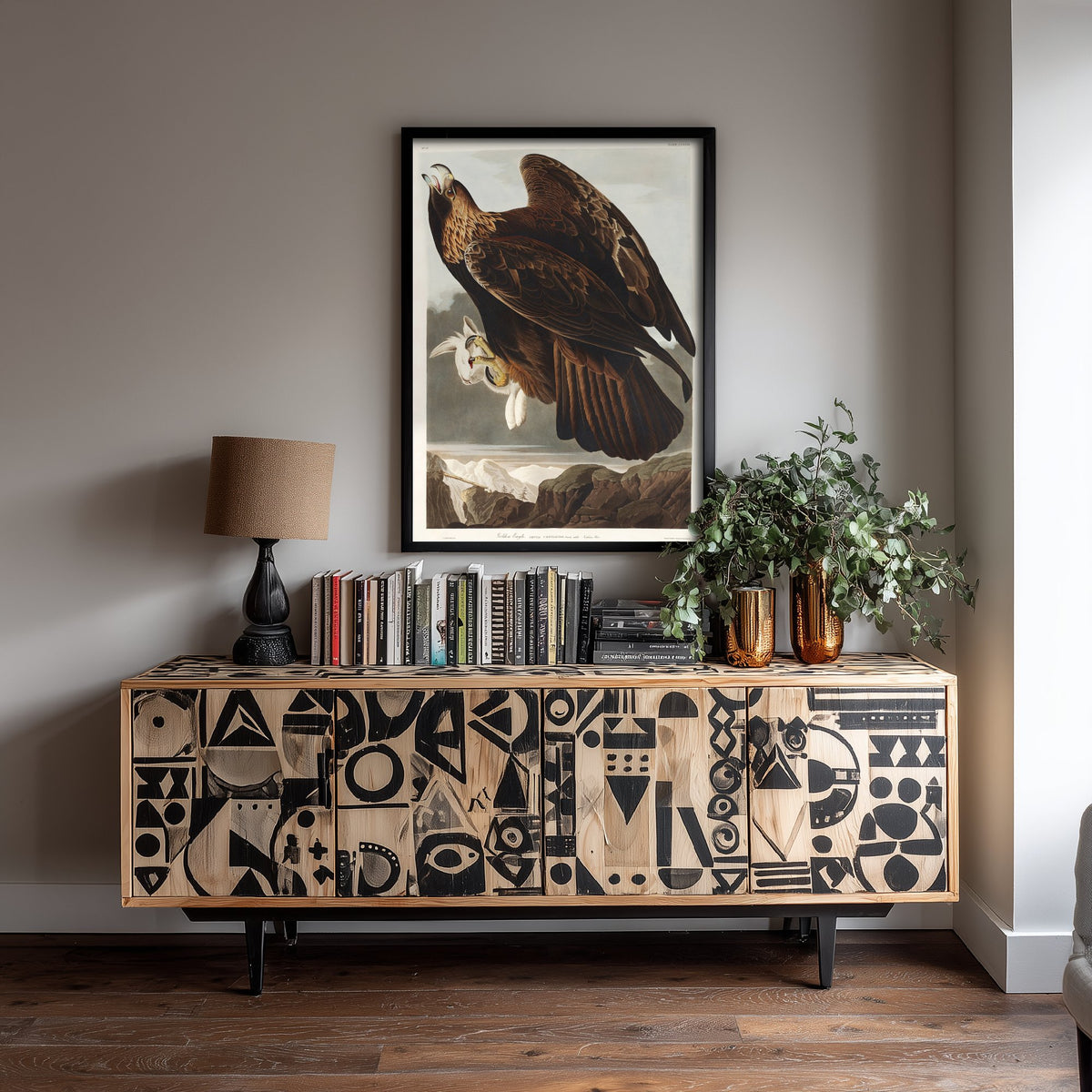 Golden Eagle Art Print - John James Audubon Poster - Birds of America Vintage Illustration