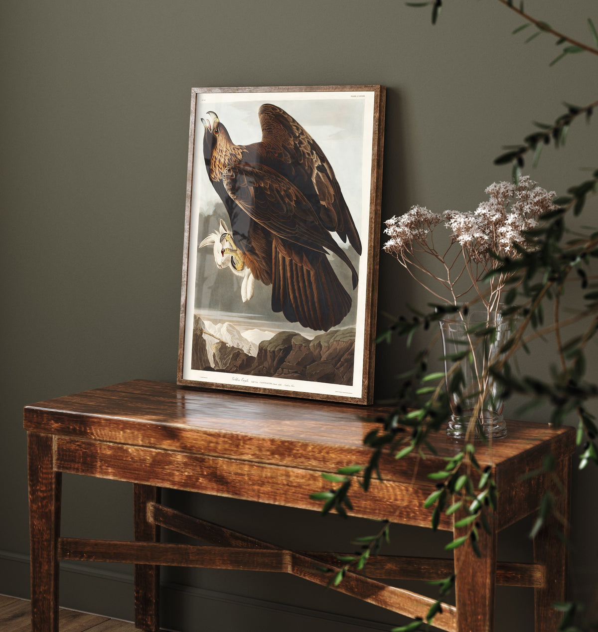 Golden Eagle Art Print - John James Audubon Poster - Birds of America Vintage Illustration