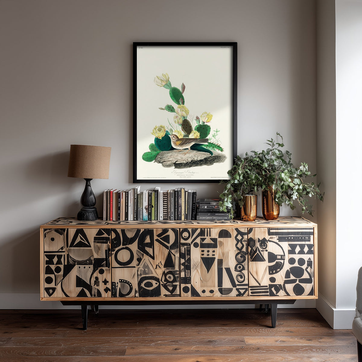 Vesper Sparrow Art Print - John James Audubon Poster - Birds of America Vintage Illustration