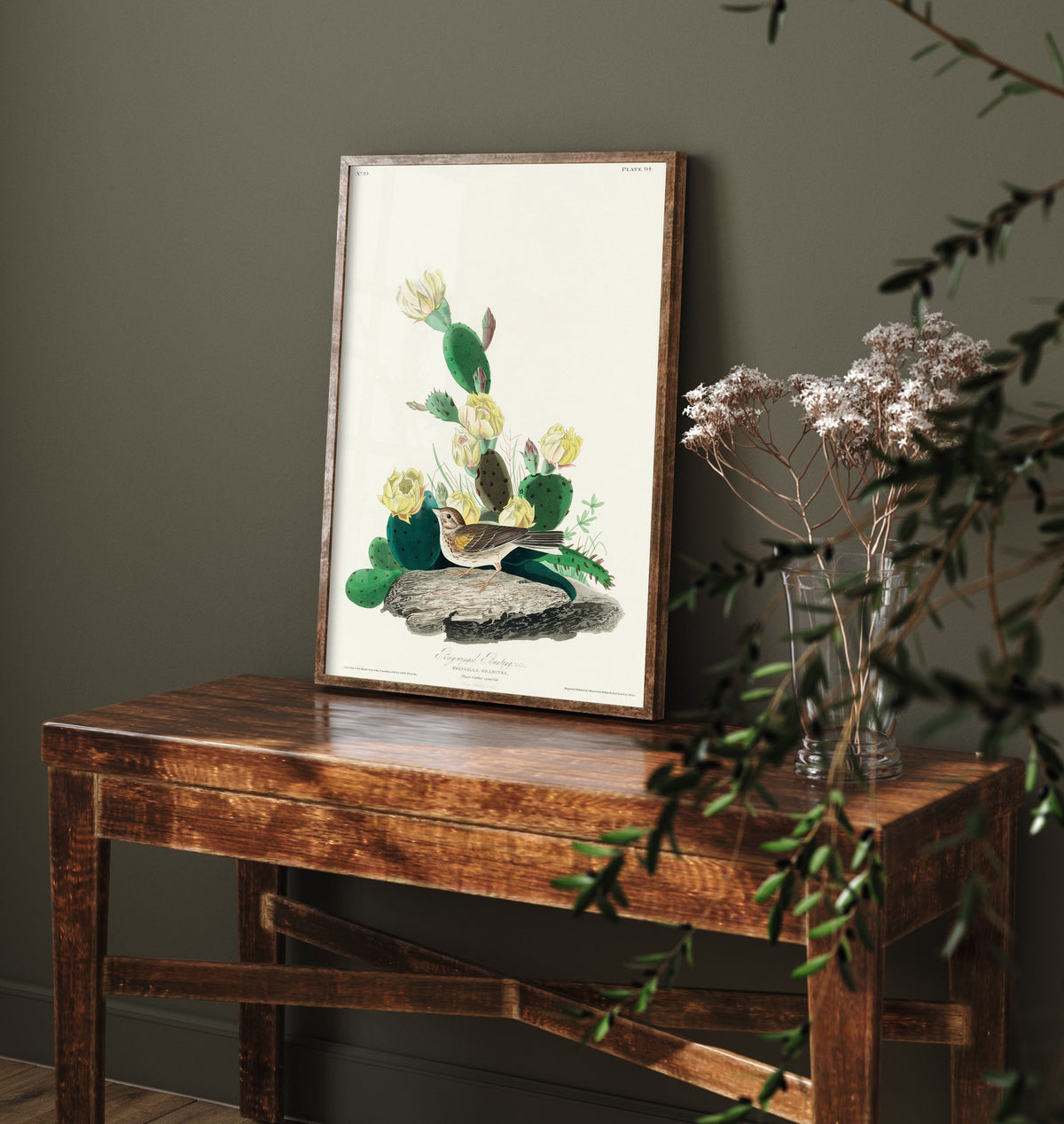Vesper Sparrow Art Print - John James Audubon Poster - Birds of America Vintage Illustration