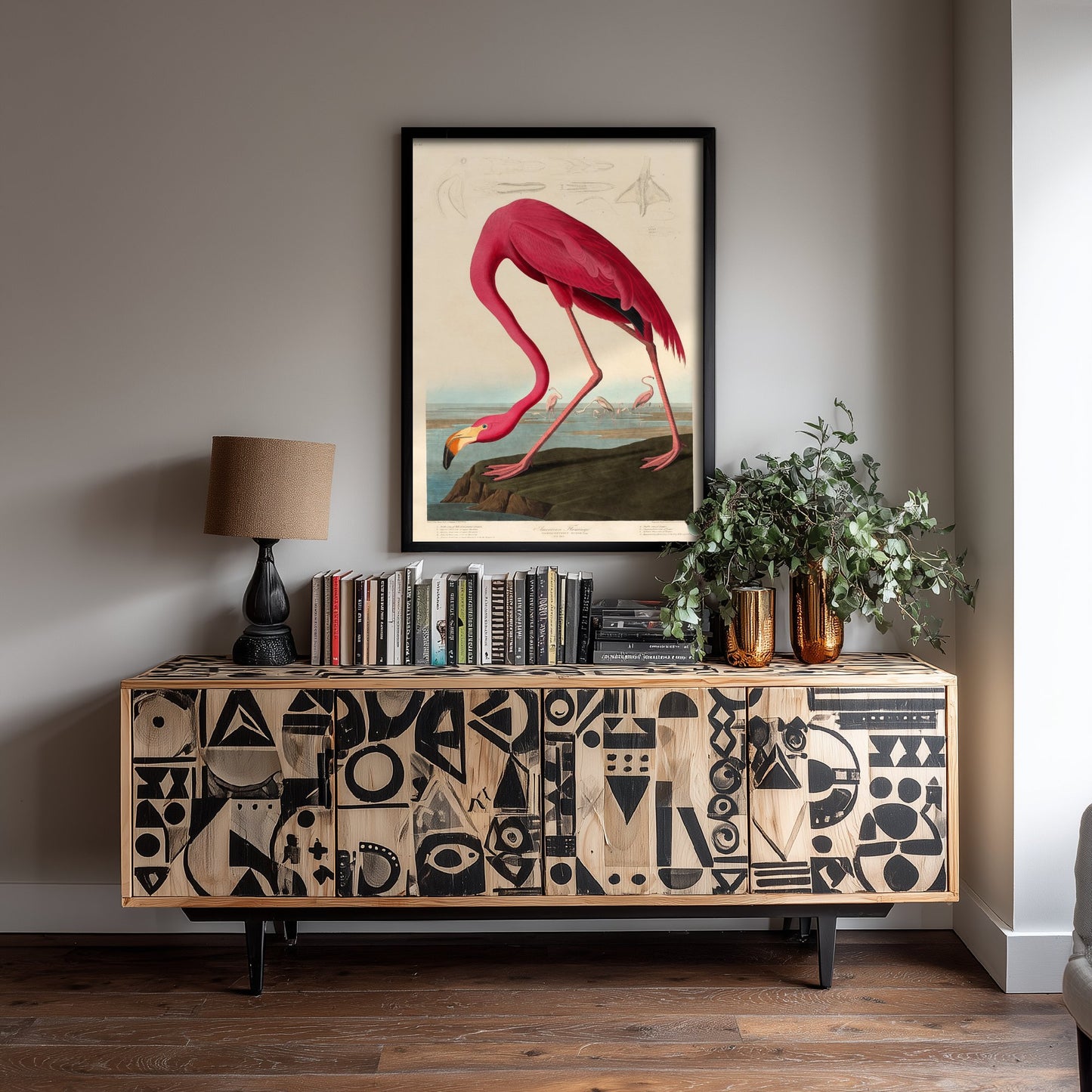 John James Audubon - American Flamingo - Birds of America Art Print Poster - Classic Painting 2/3