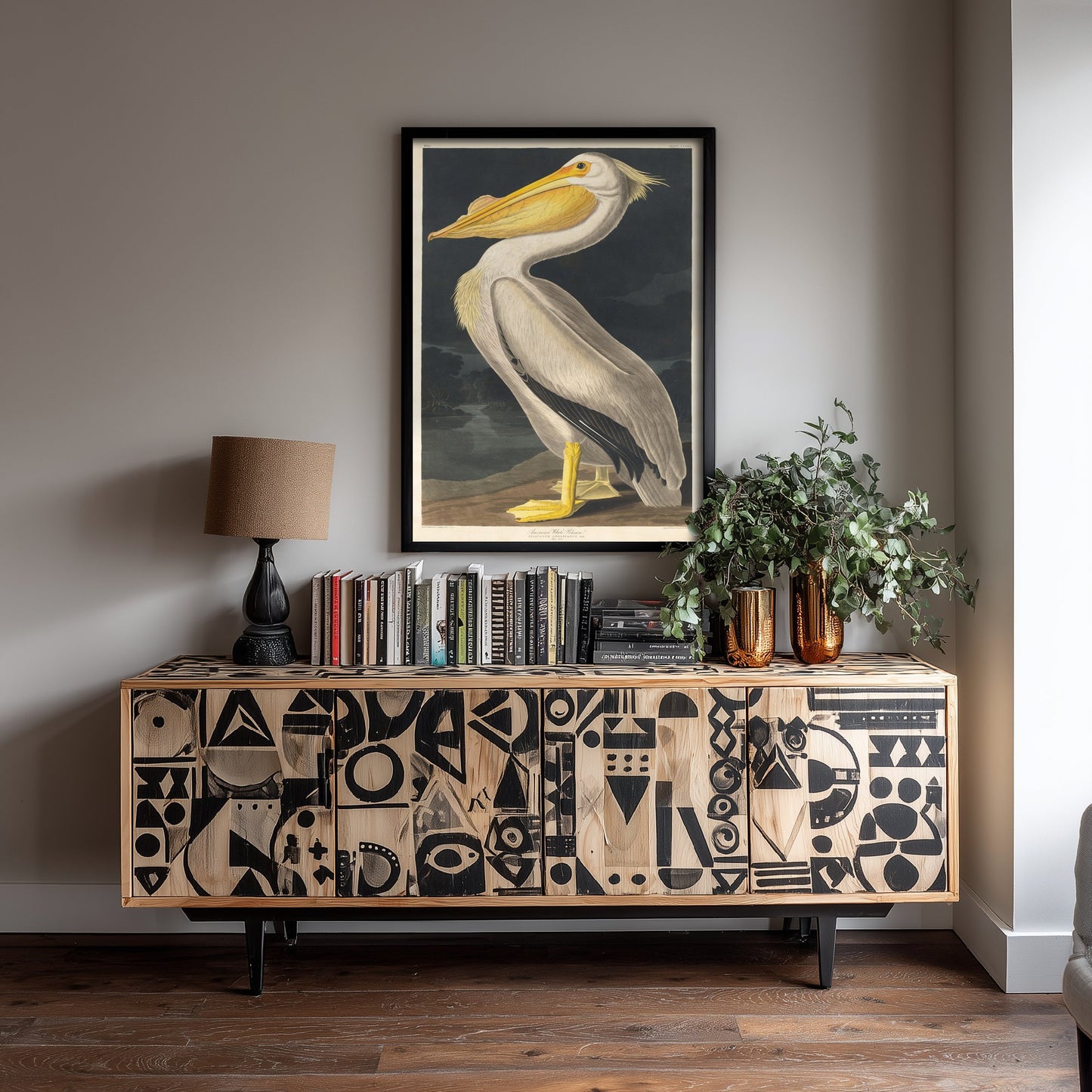 John James Audubon - American White Pelican - Birds of America Art Print Poster - Classic Painting 3/3