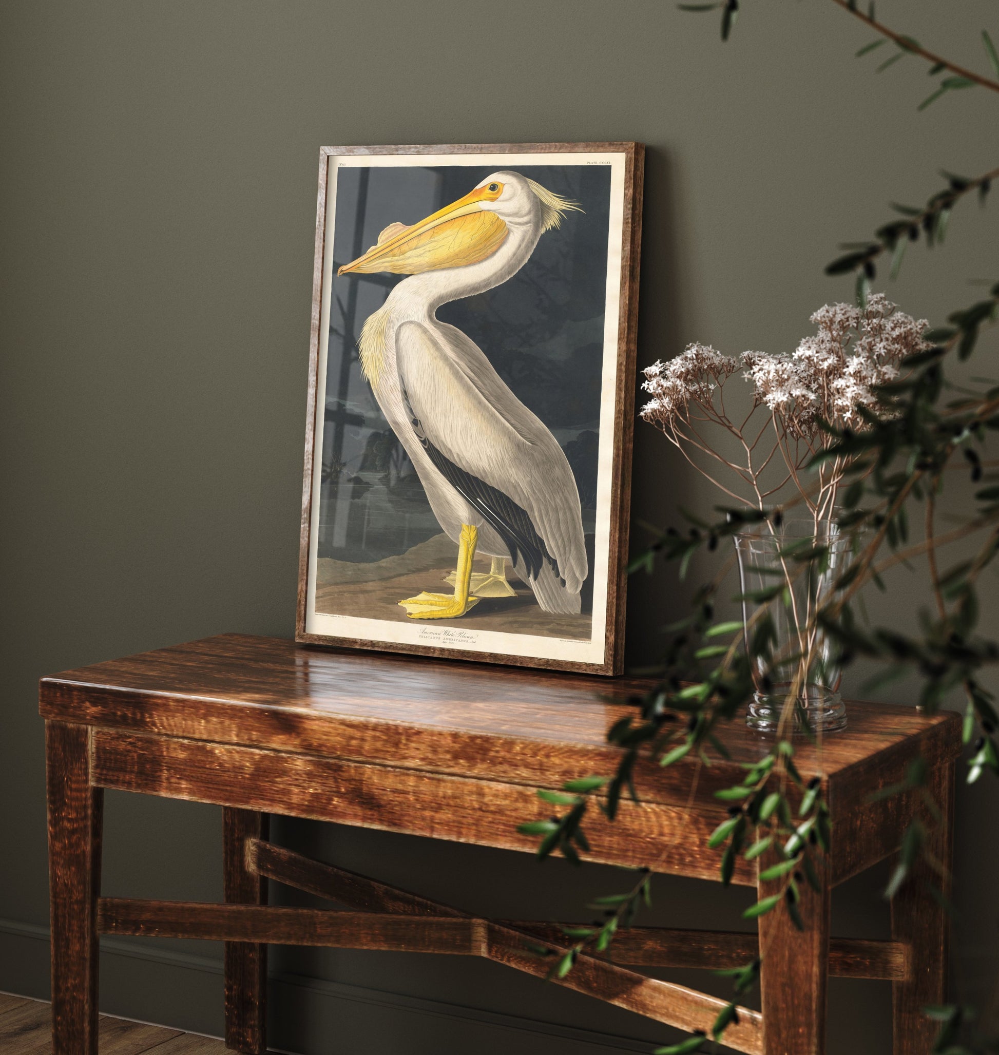 John James Audubon - American White Pelican - Birds of America Art Print Poster - Classic Painting 3/3