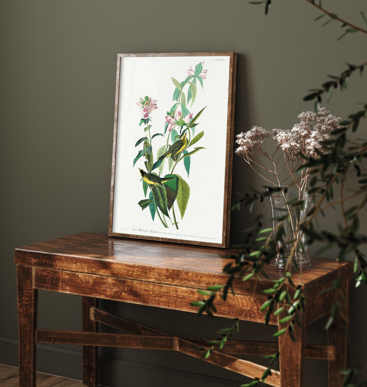 Wilson's Warbler Art Print - John James Audubon Poster - Birds of America Vintage Illustration