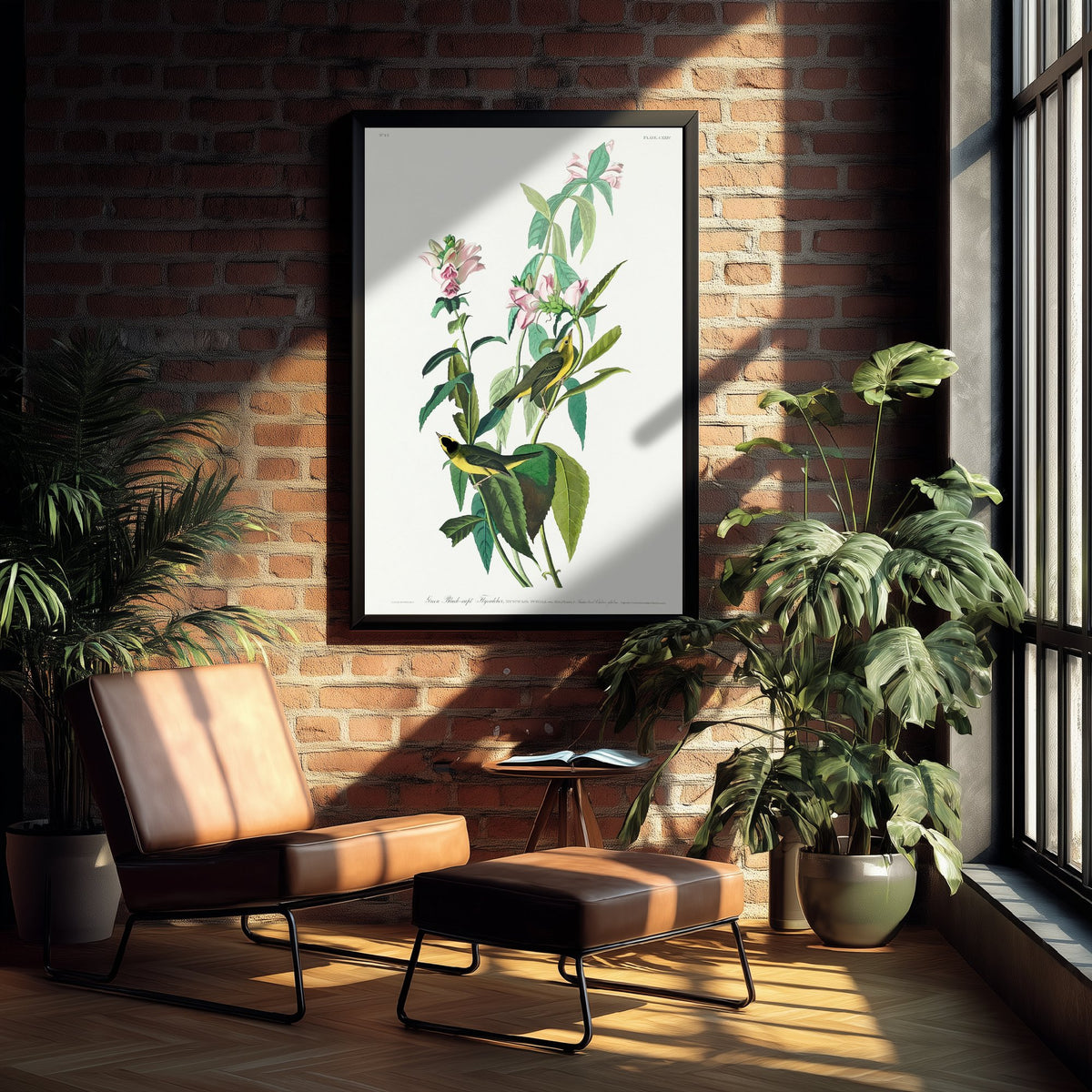Wilson's Warbler Art Print - John James Audubon Poster - Birds of America Vintage Illustration