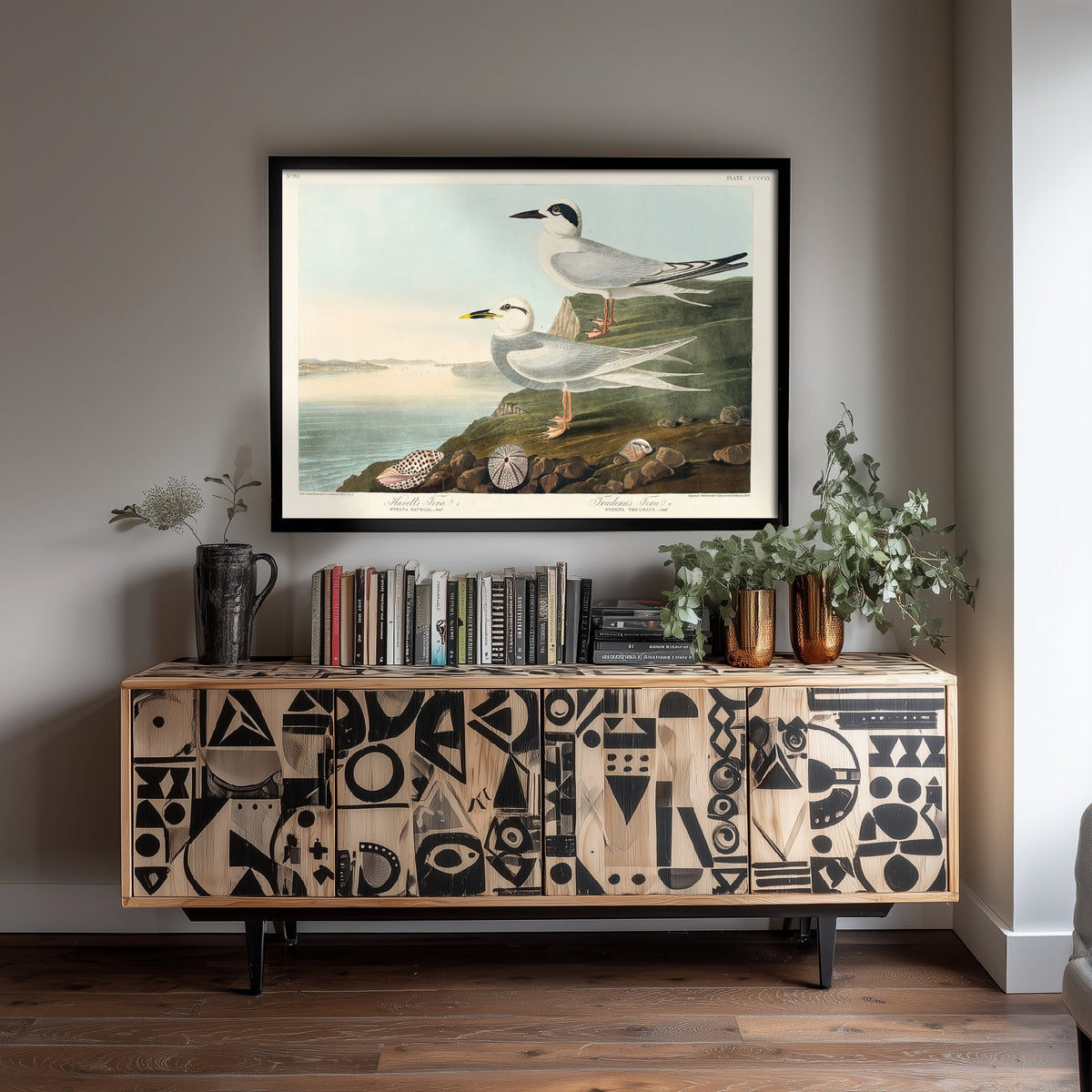Forster's Tern Art Print - John James Audubon Poster - Birds of America Vintage Illustration