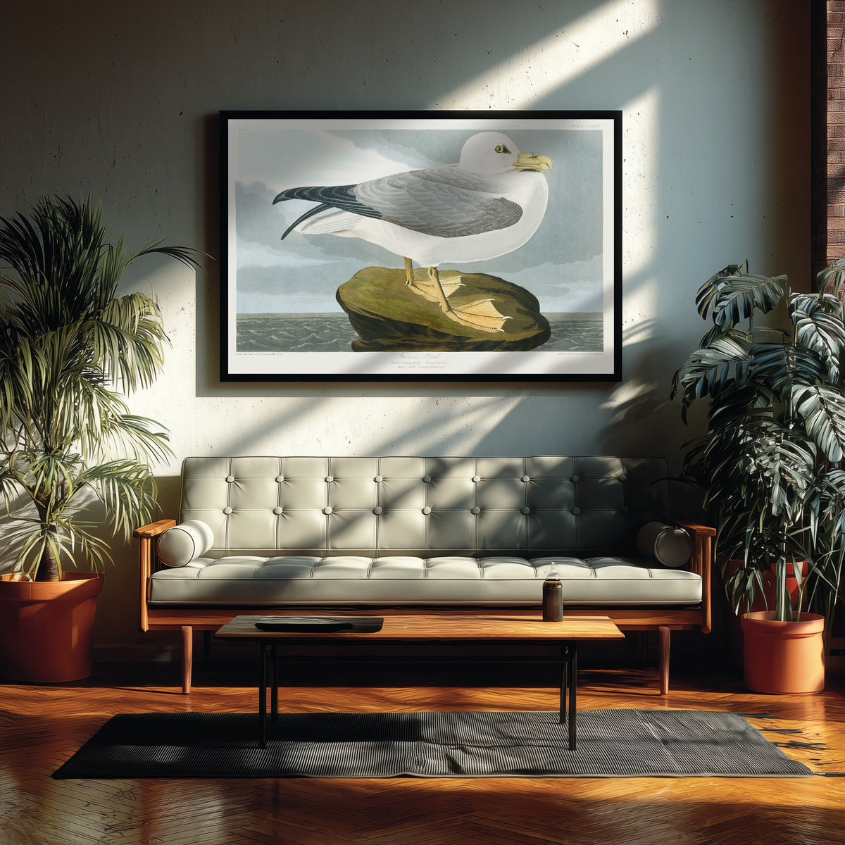 Ivory Gull Art Print - John James Audubon Birds of America Poster - Vintage Seabird Ornithology Illustration