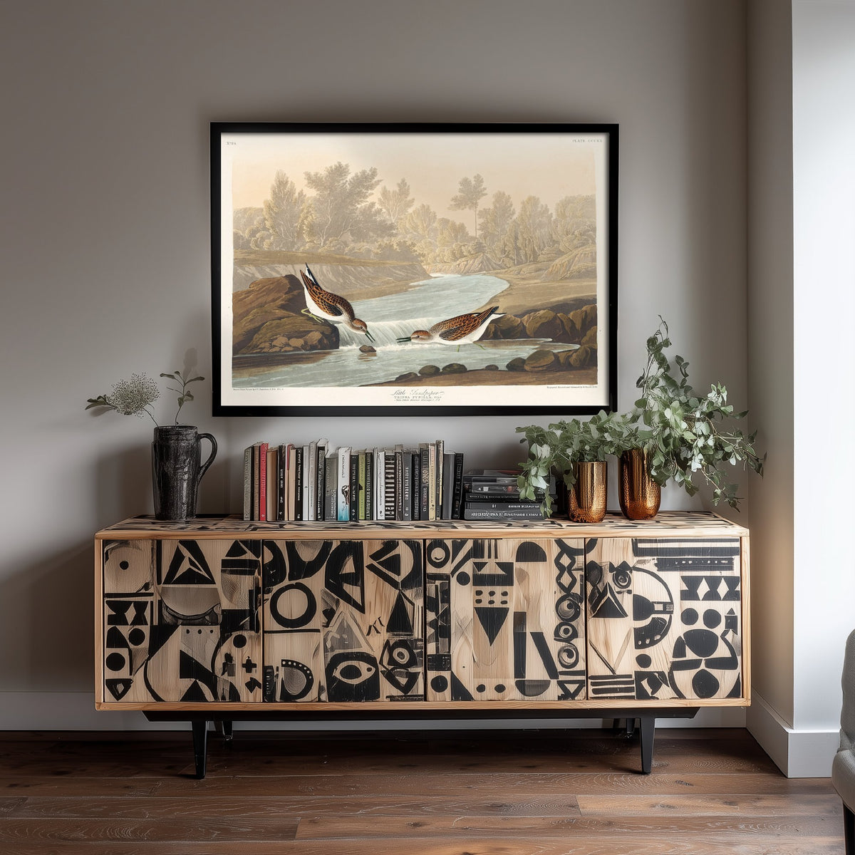 Least Sandpiper - John James Audubon Birds of America - Vintage Ornithology Art Print Poster Illustration