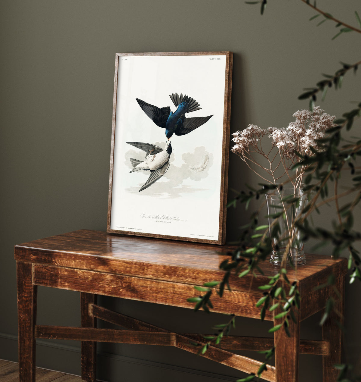 Marsh Wren Art Print - John James Audubon Birds of America - Vintage Ornithology Illustration Poster