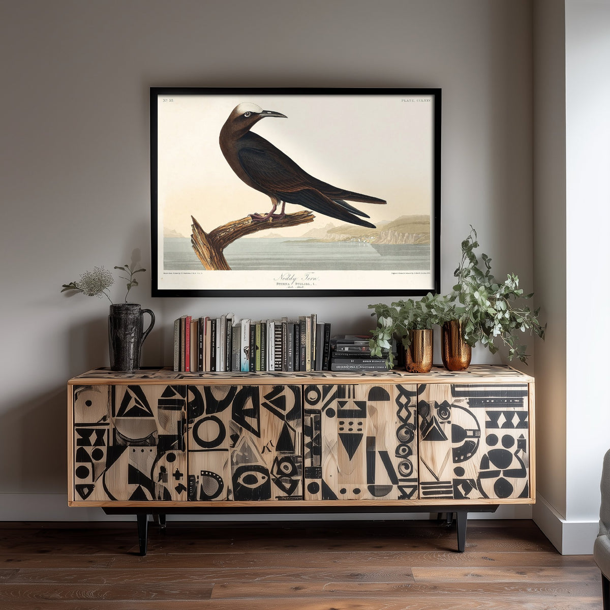 Brown Noddy Tern - John James Audubon Birds of America - Vintage Sea Bird Art Print Poster Illustration